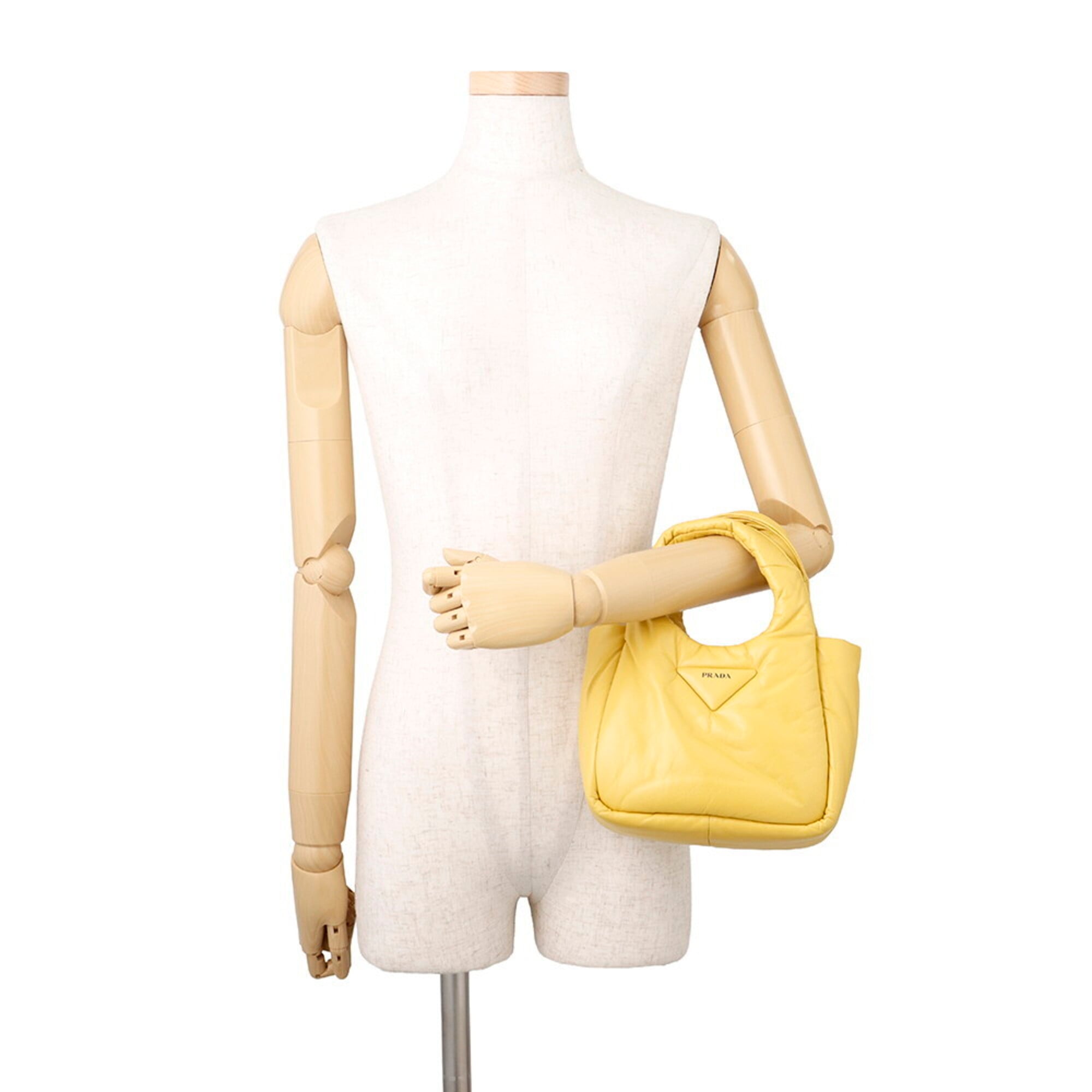 Prada Yellow Leather Handbag (Pre-Owned)
