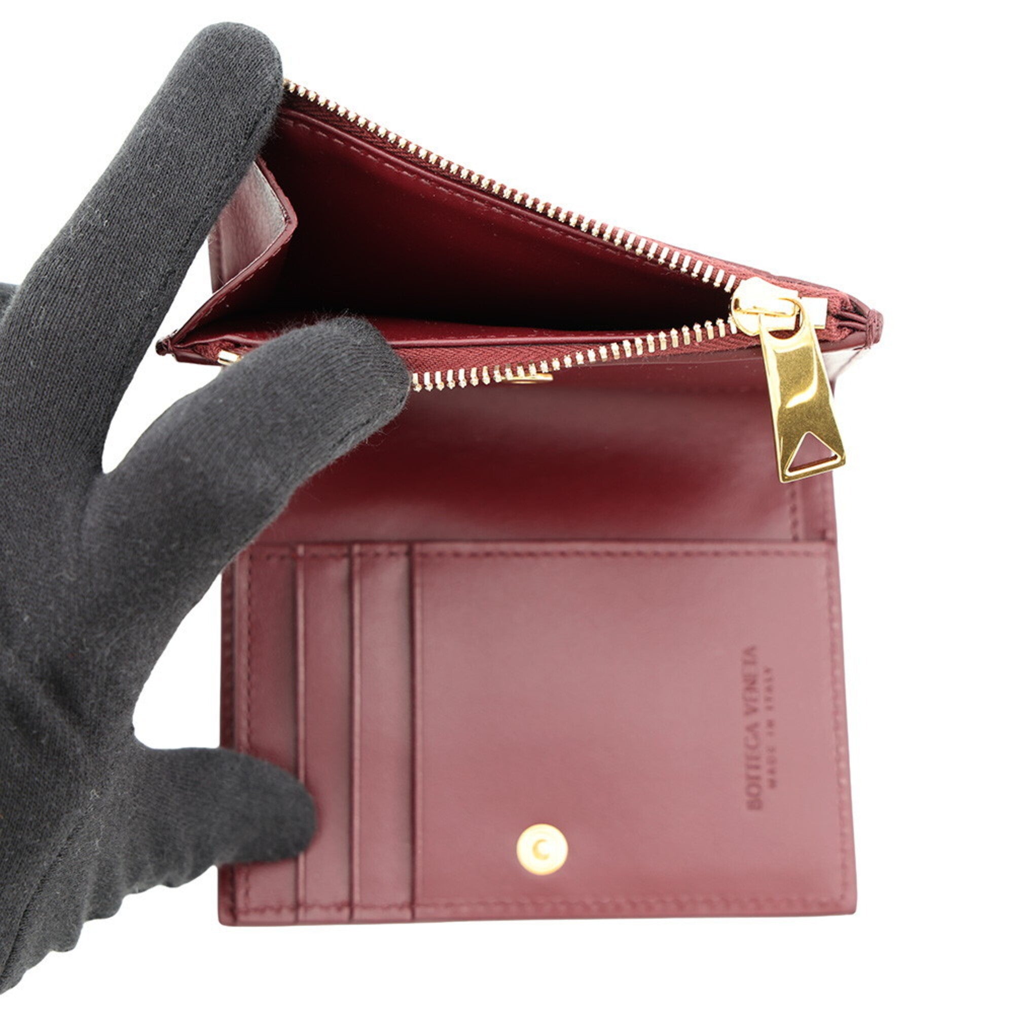 Bottega Veneta Intrecciato Leather Wallet (Bi-Fold) (Pre-Owned)