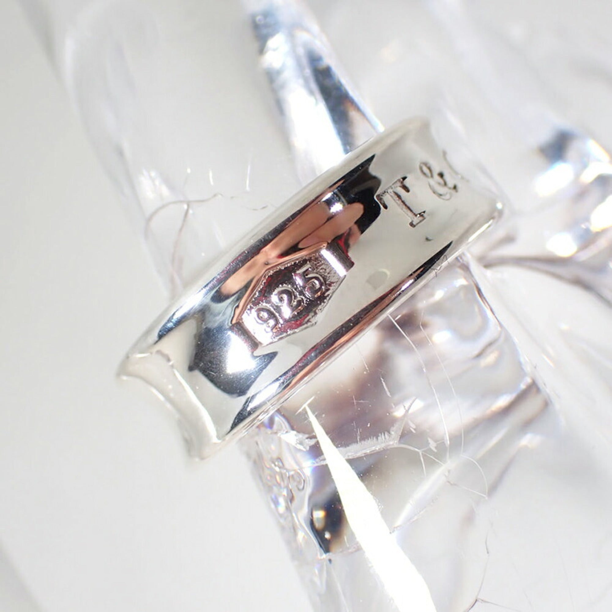 Tiffany Sterling Silver 925 Band Ring (Pre-Owned)