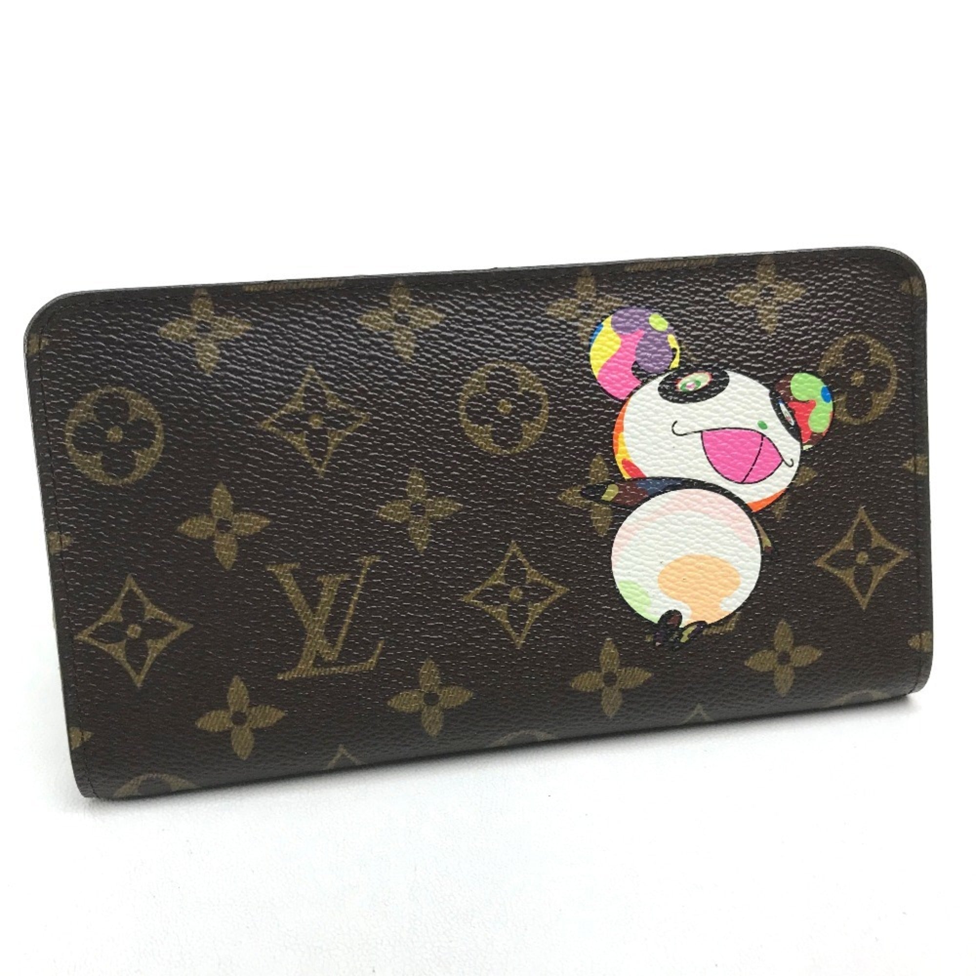 Louis Vuitton Brown Monogram Long Wallet (Bi-Fold) (Pre-Owned)