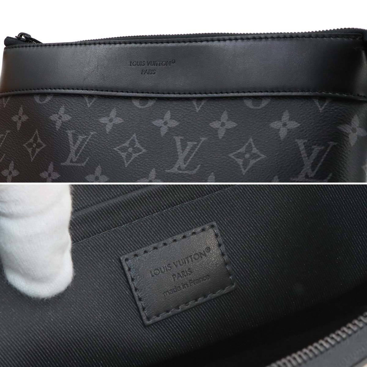 Louis Vuitton Black Monogram Eclipse Monogram Eclipse Clutch Bag Pochette (Pre-Owned)