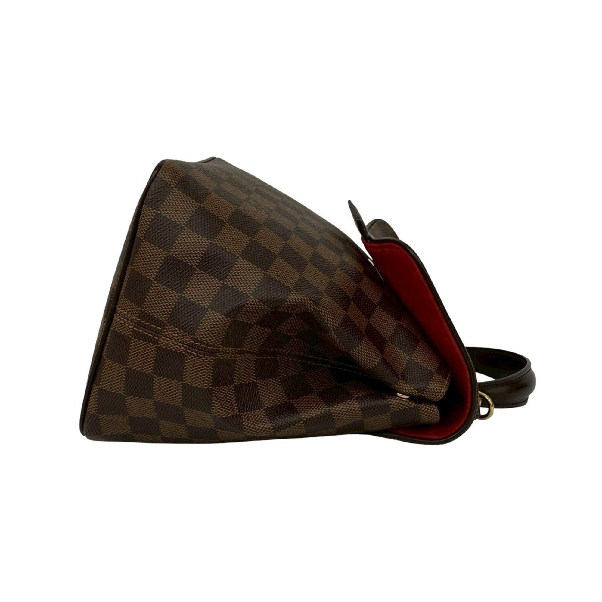 Louis Vuitton Brown Leather Pvc Handbag Shoulder Bag Tote Bag (Pre-Owned)