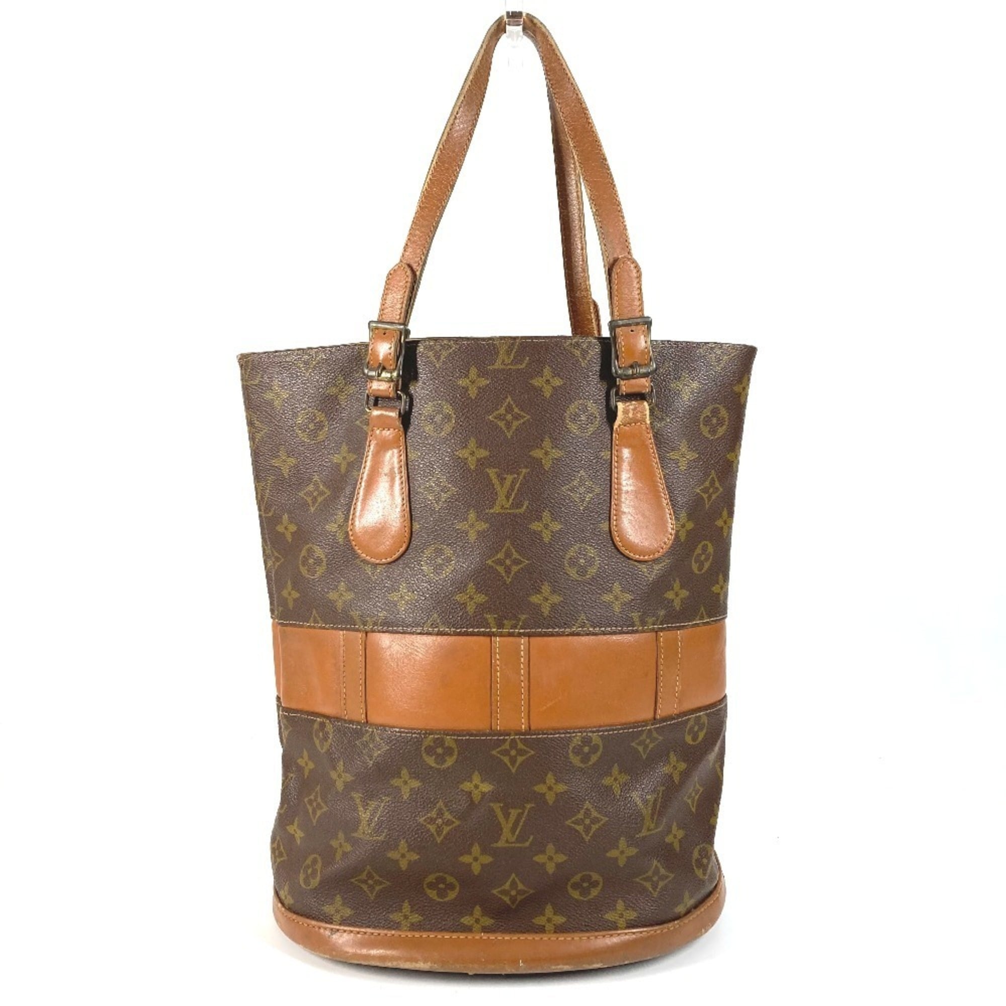 Louis Vuitton Brown Galle Monogram Monogram Handbag Tote Bag (Pre-Owned)