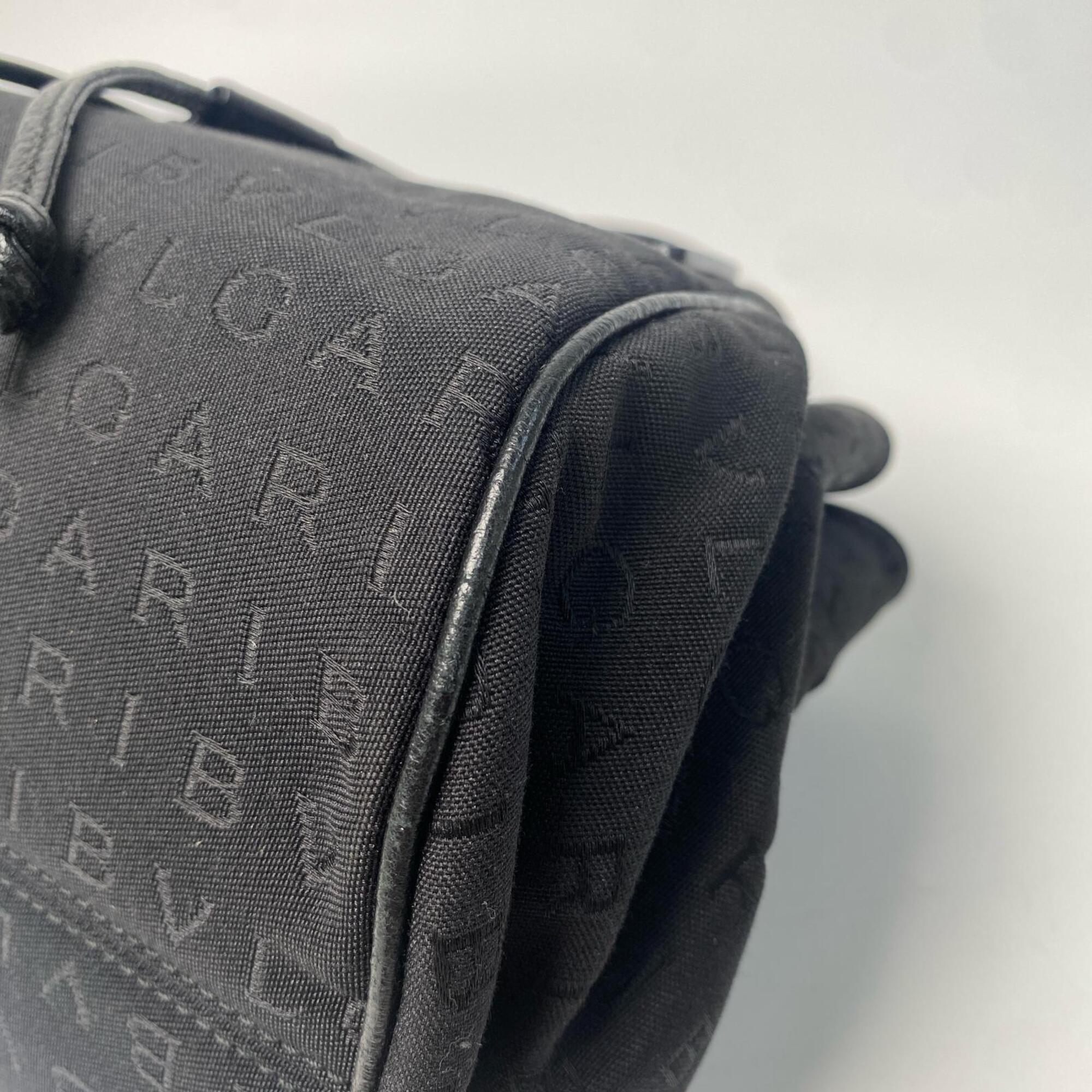Bvlgari Black Canvas Leather Handbag (Pre-Owned)