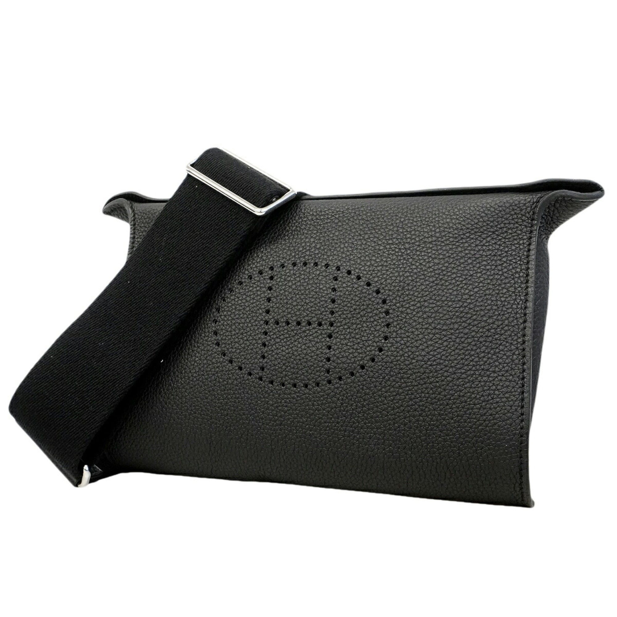 Hermes Black Togo Leather Shoulder Bag (Pre-Owned)