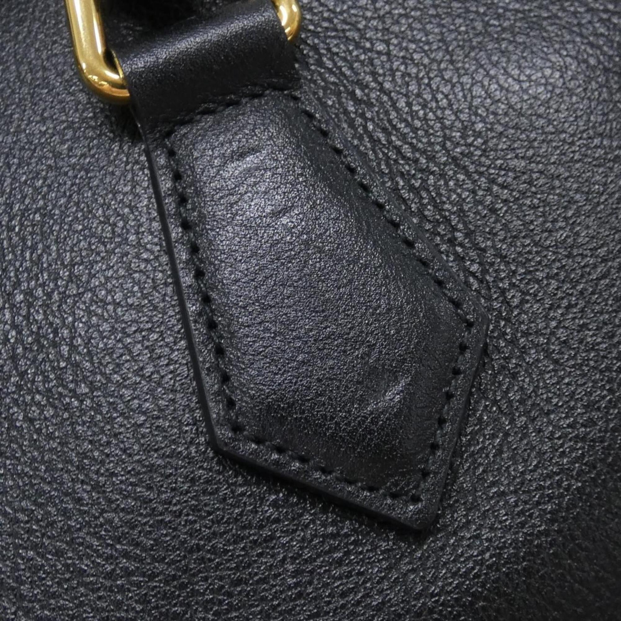 Gucci Black Leather Handbag (Pre-Owned)