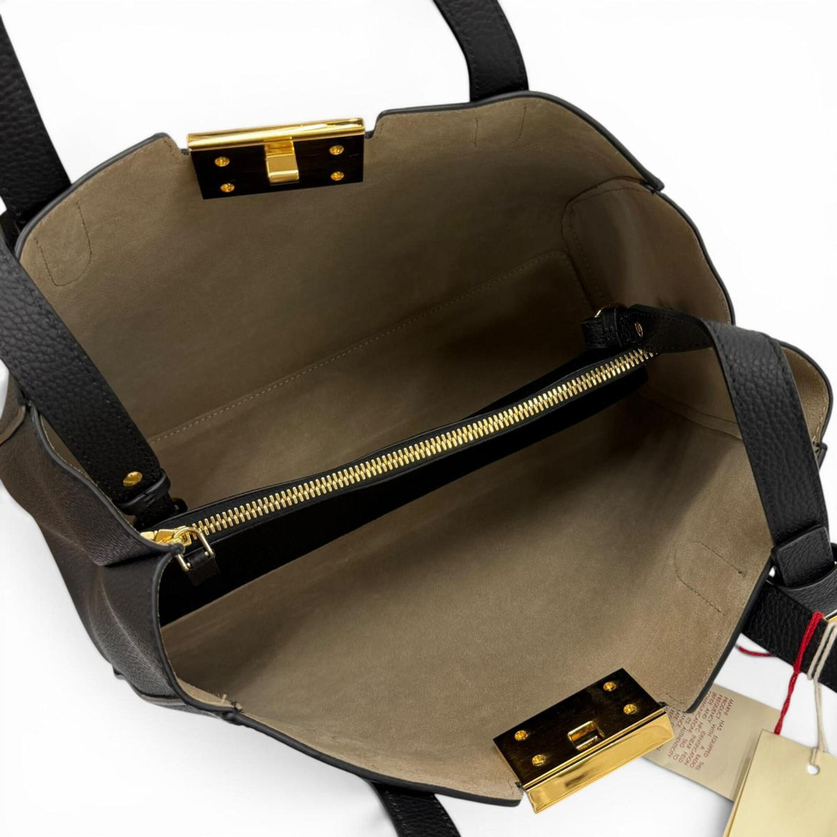 Marni Black Leather Tote Bag (Pre-Owned)