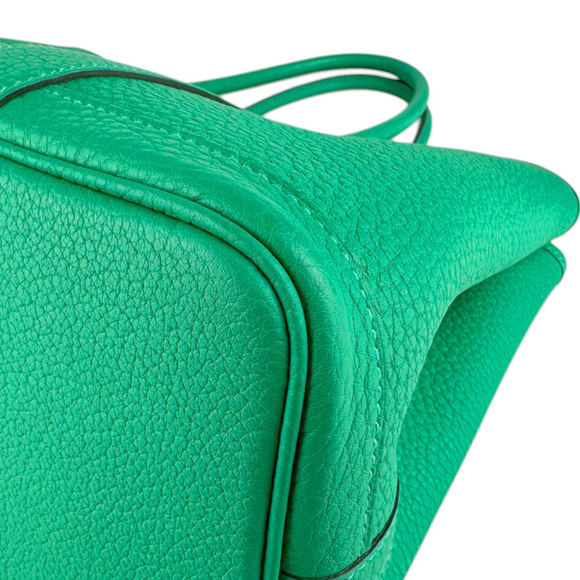 Hermes Mint Green Negonda Leather Handbag (Pre-Owned)