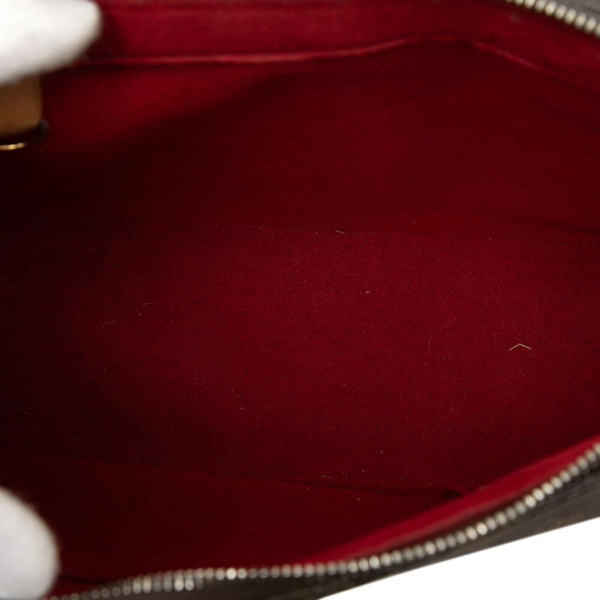 Louis Vuitton Brown Pvc Leather Shoulder Bag (Pre-Owned)