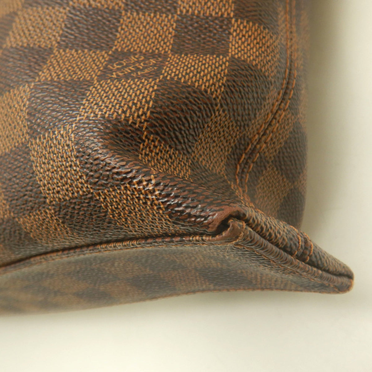 Louis Vuitton Damier Canvas Ebene Damier Canvas Briefcase Handbag Shoulder Bag (Pre-Owned)