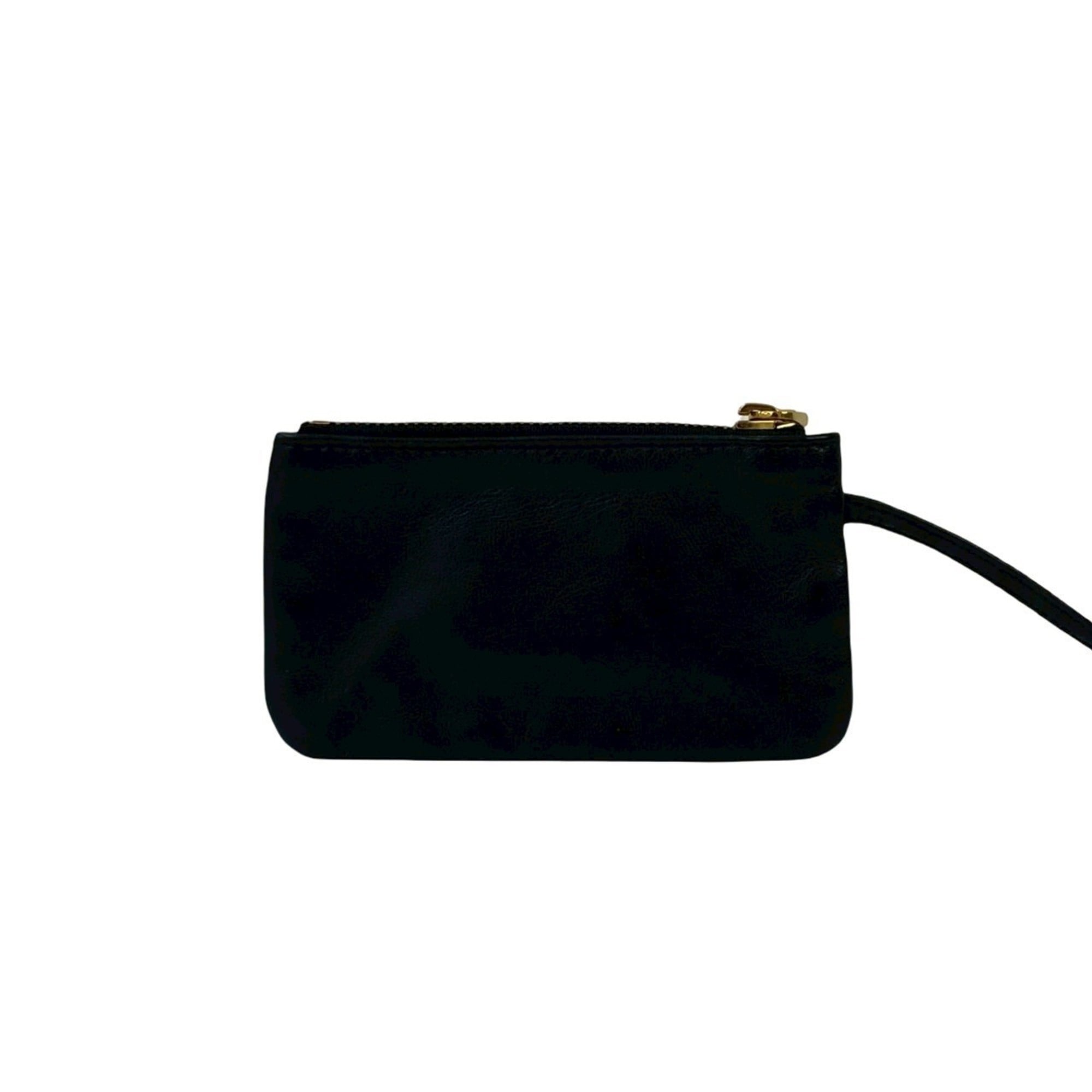 Loewe Black Leather Coin Purse/Coin Case (Pre-Owned)