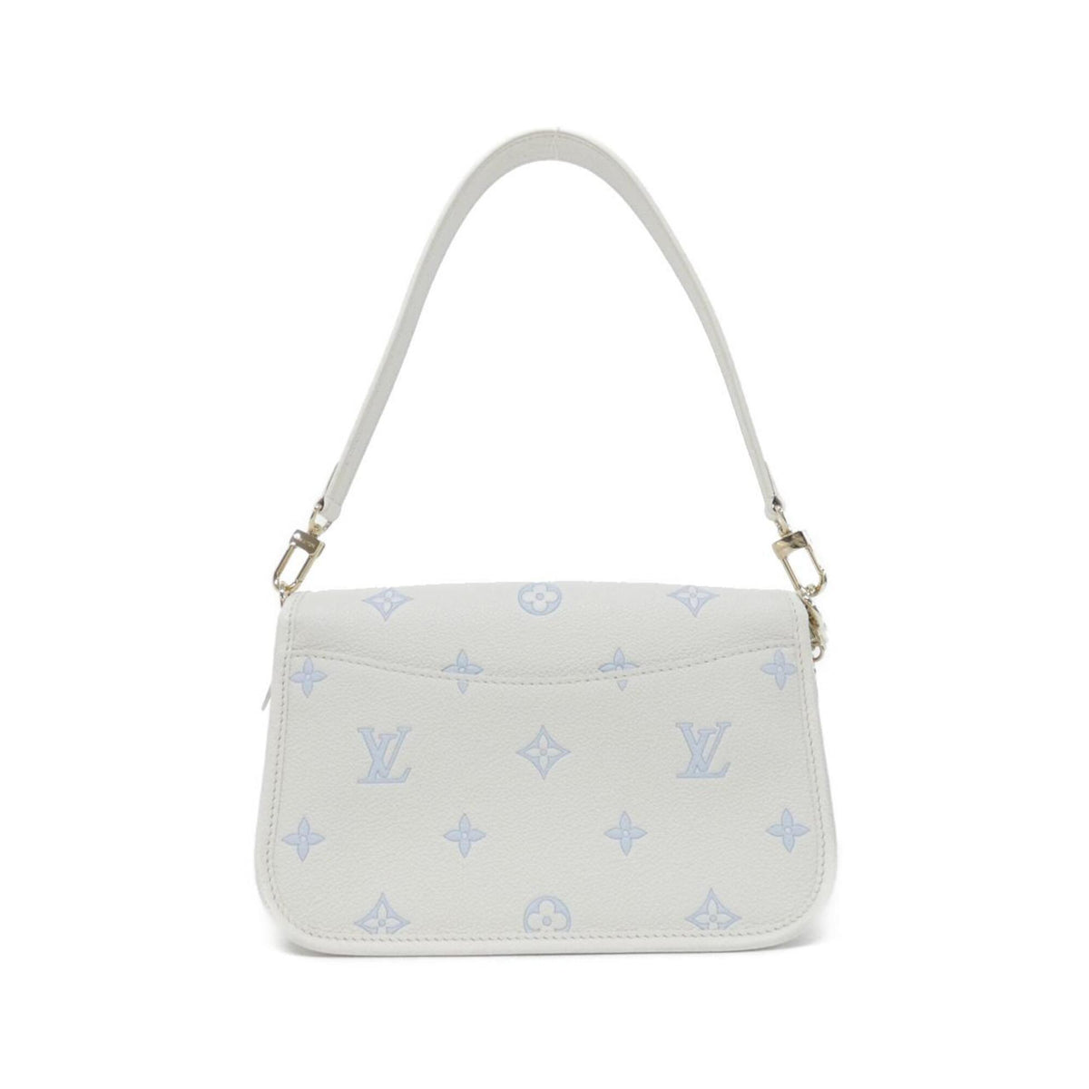 Louis Vuitton White Leather Shoulder Bag (Pre-Owned)