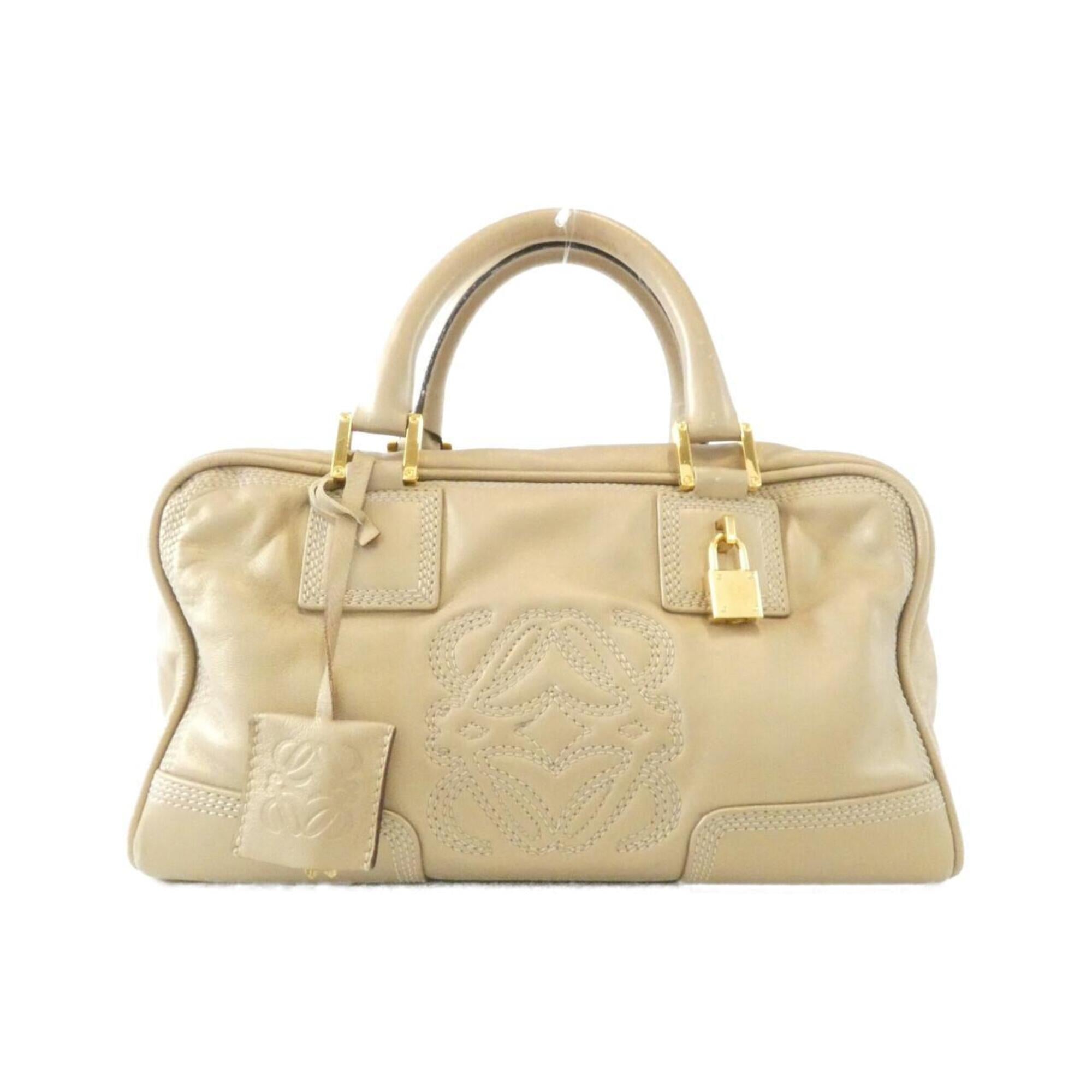 Loewe Gold Leather Handbag (Pre-Owned)