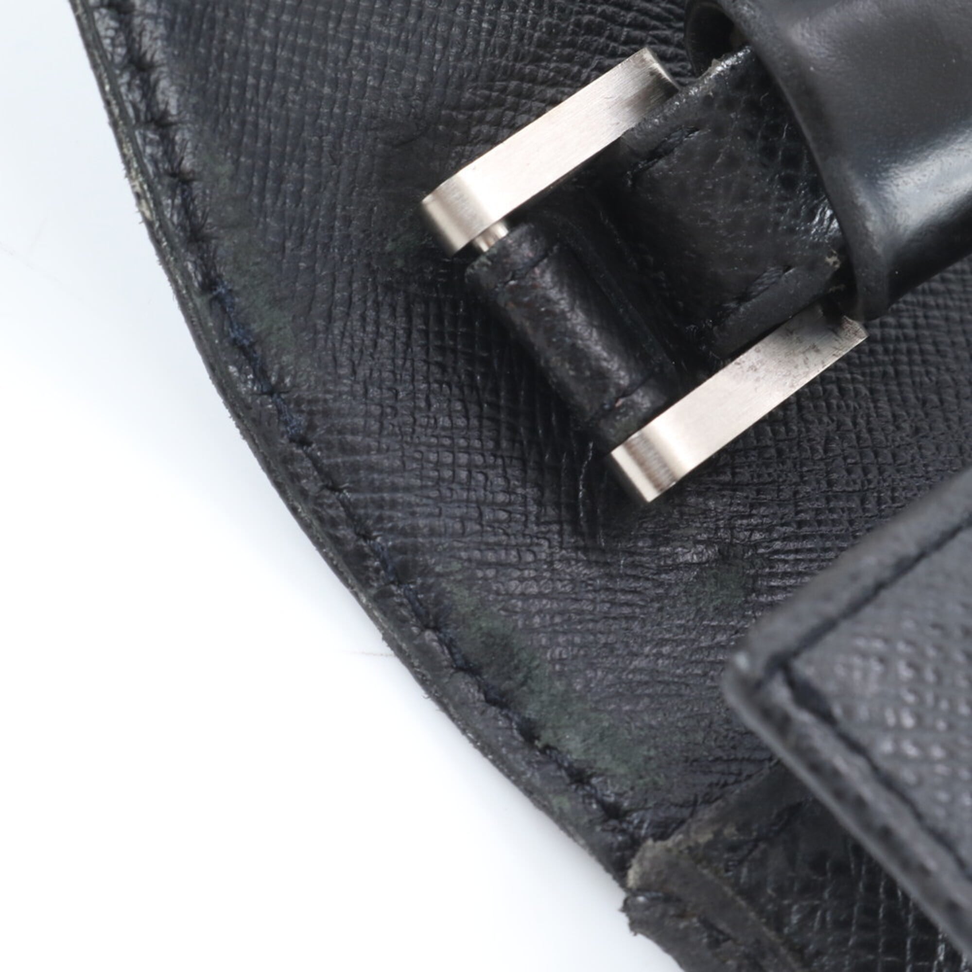 Louis Vuitton Ardoise Leather Handbag Pouch (Pre-Owned)