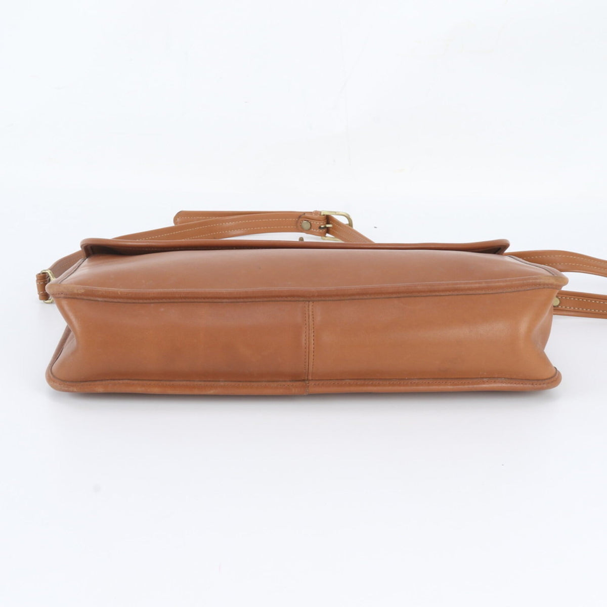 Coach Brown Leather Shoulder Bag Tote Bag (Pre-Owned)