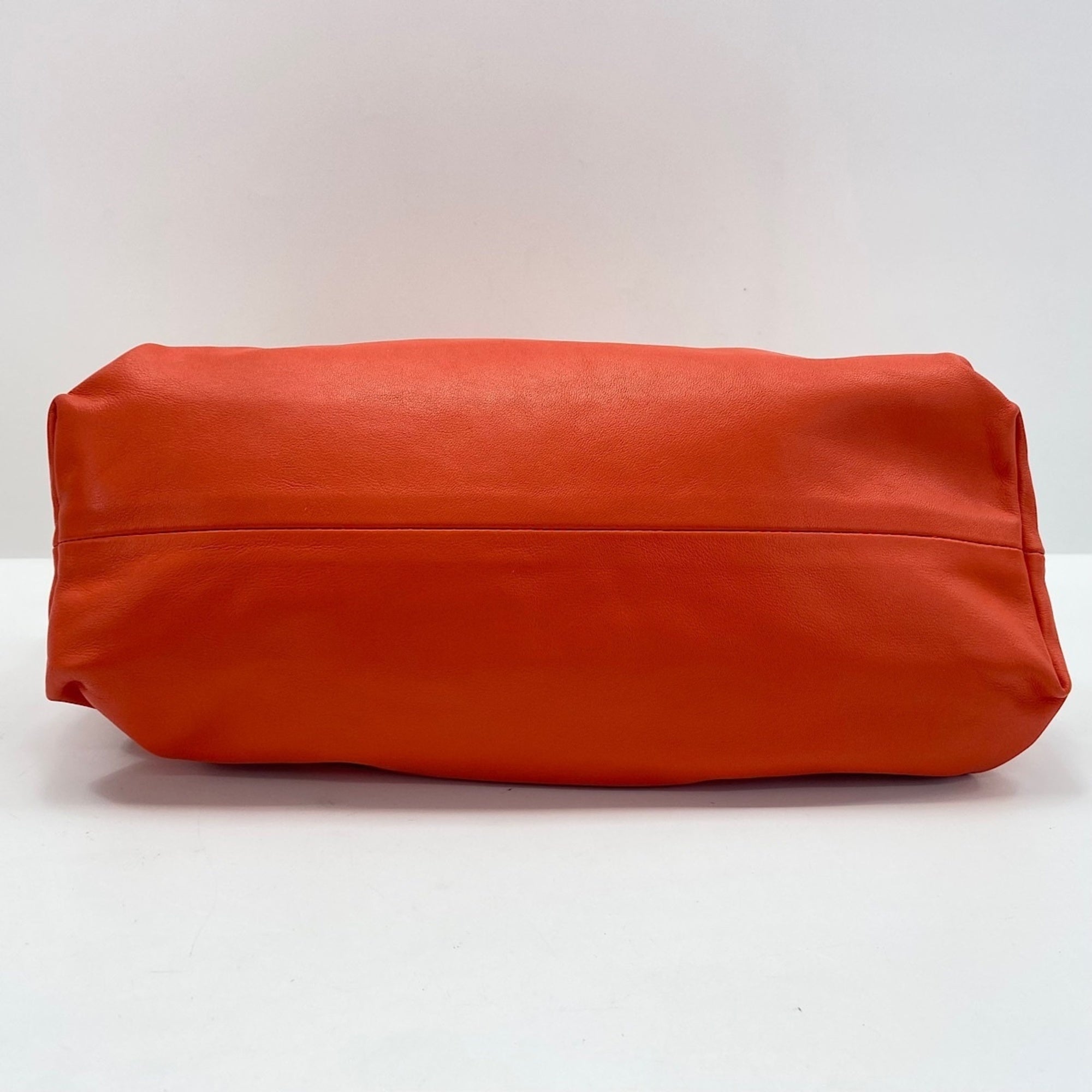 Bottega Veneta Orange Leather Pouch (Pre-Owned)