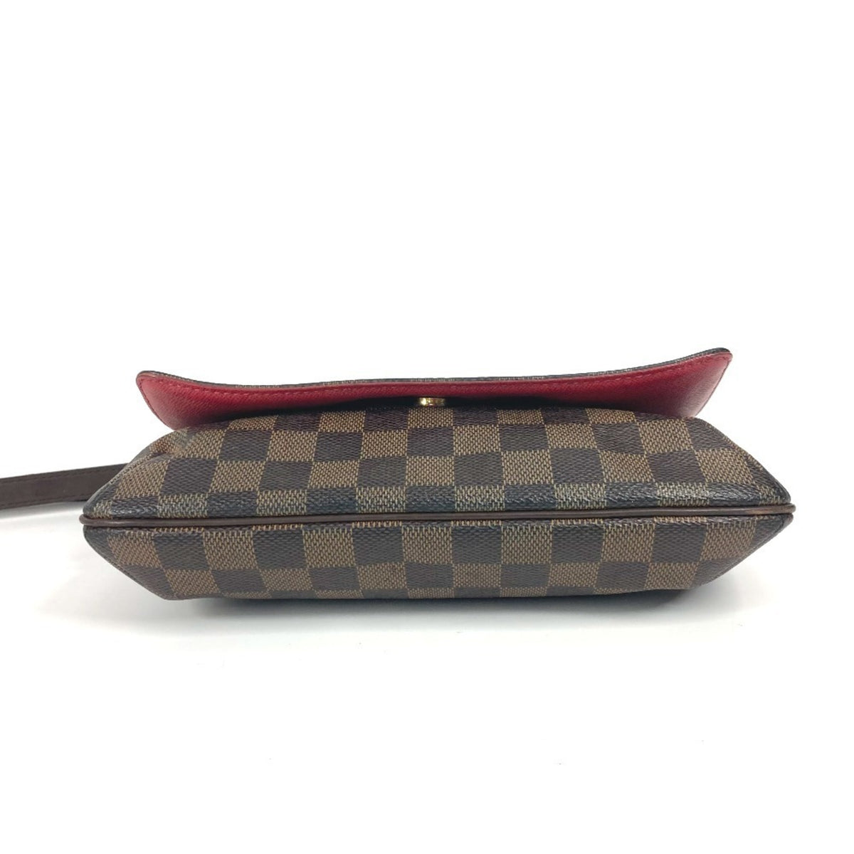 Louis Vuitton Brown Ebene Damier Canvas Pochette Shoulder Bag (Pre-Owned)