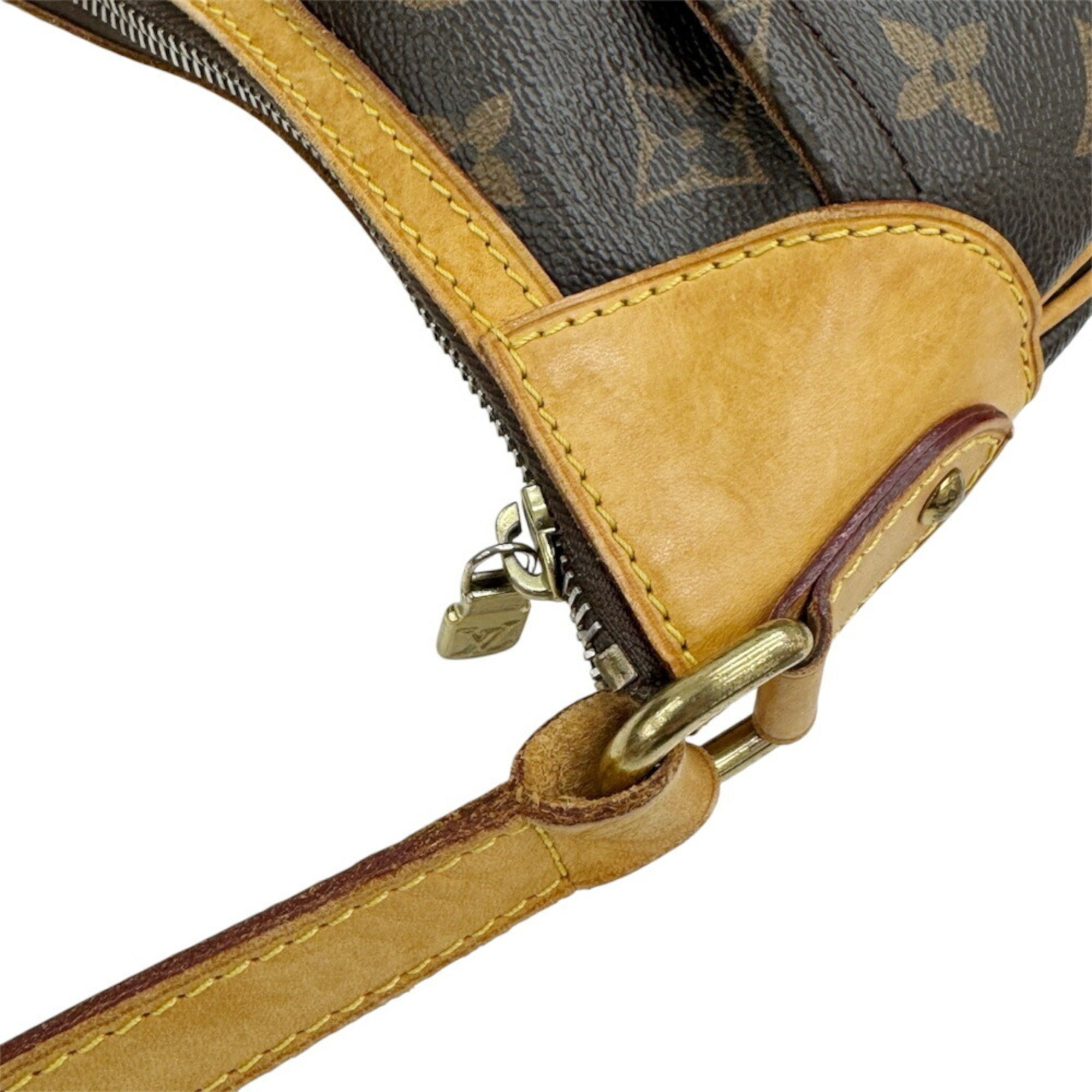 Louis Vuitton Brown Monogram Canvas Shoulder Bag (Pre-Owned)