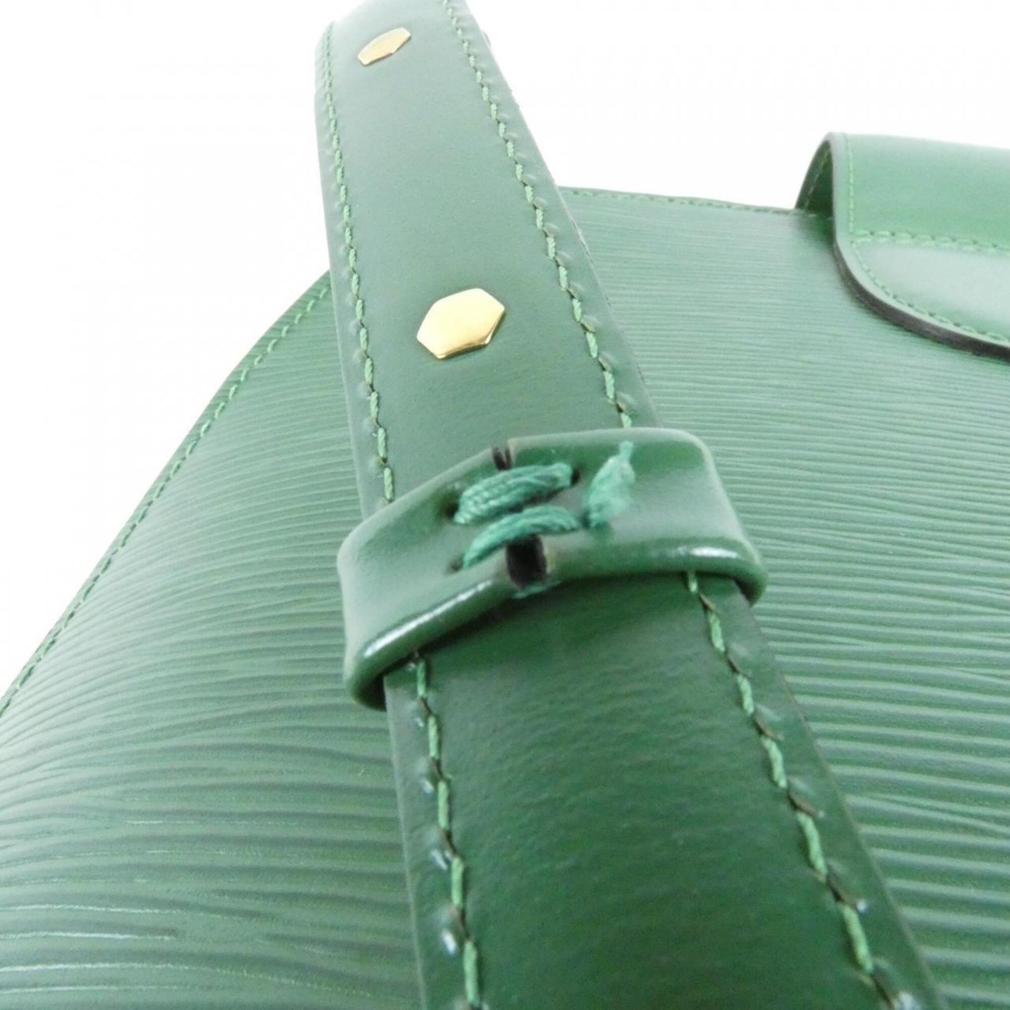 Louis Vuitton Green Leather Shoulder Bag (Pre-Owned)