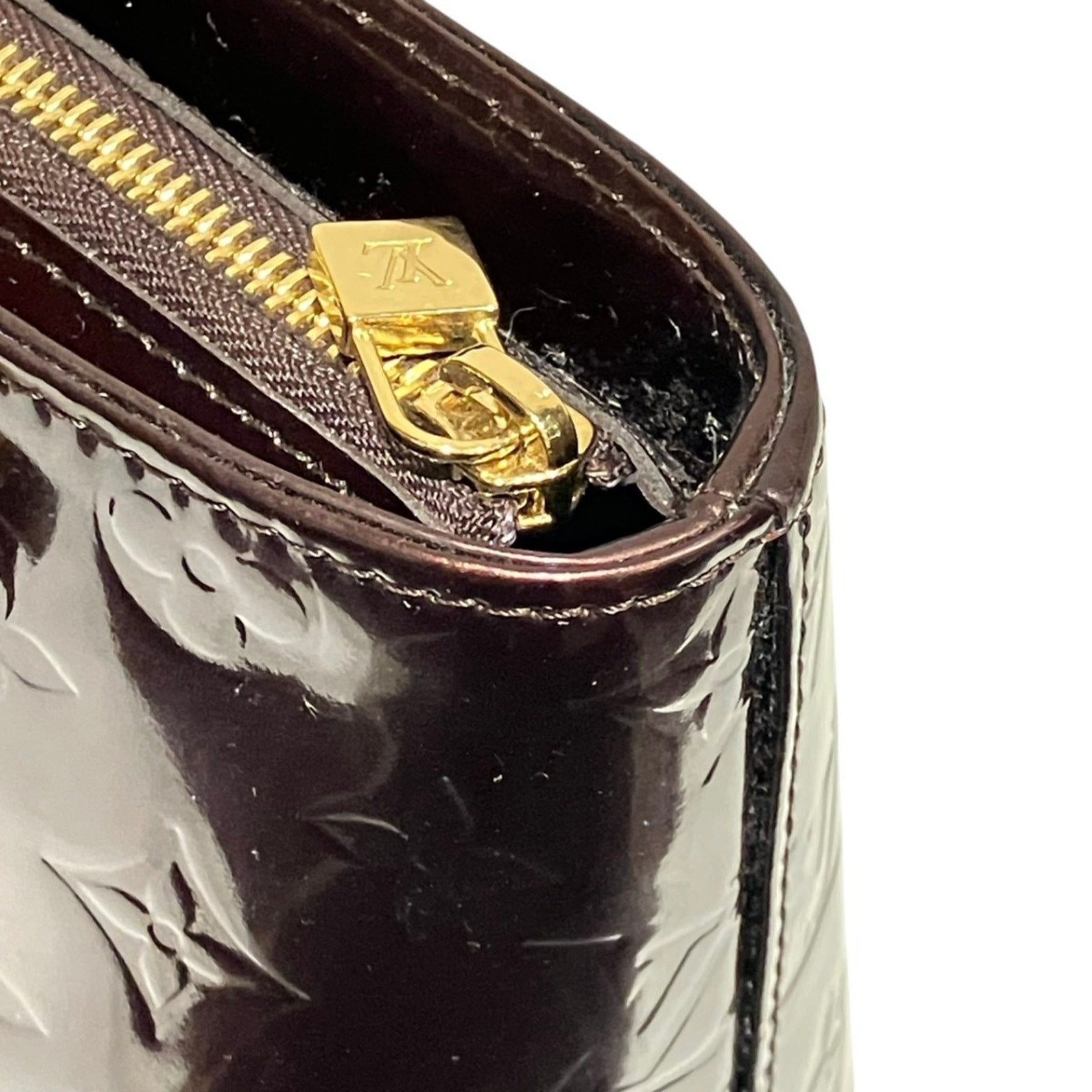 Louis Vuitton Monogram Vernis Amarante Patent Leather Handbag (Pre-Owned)
