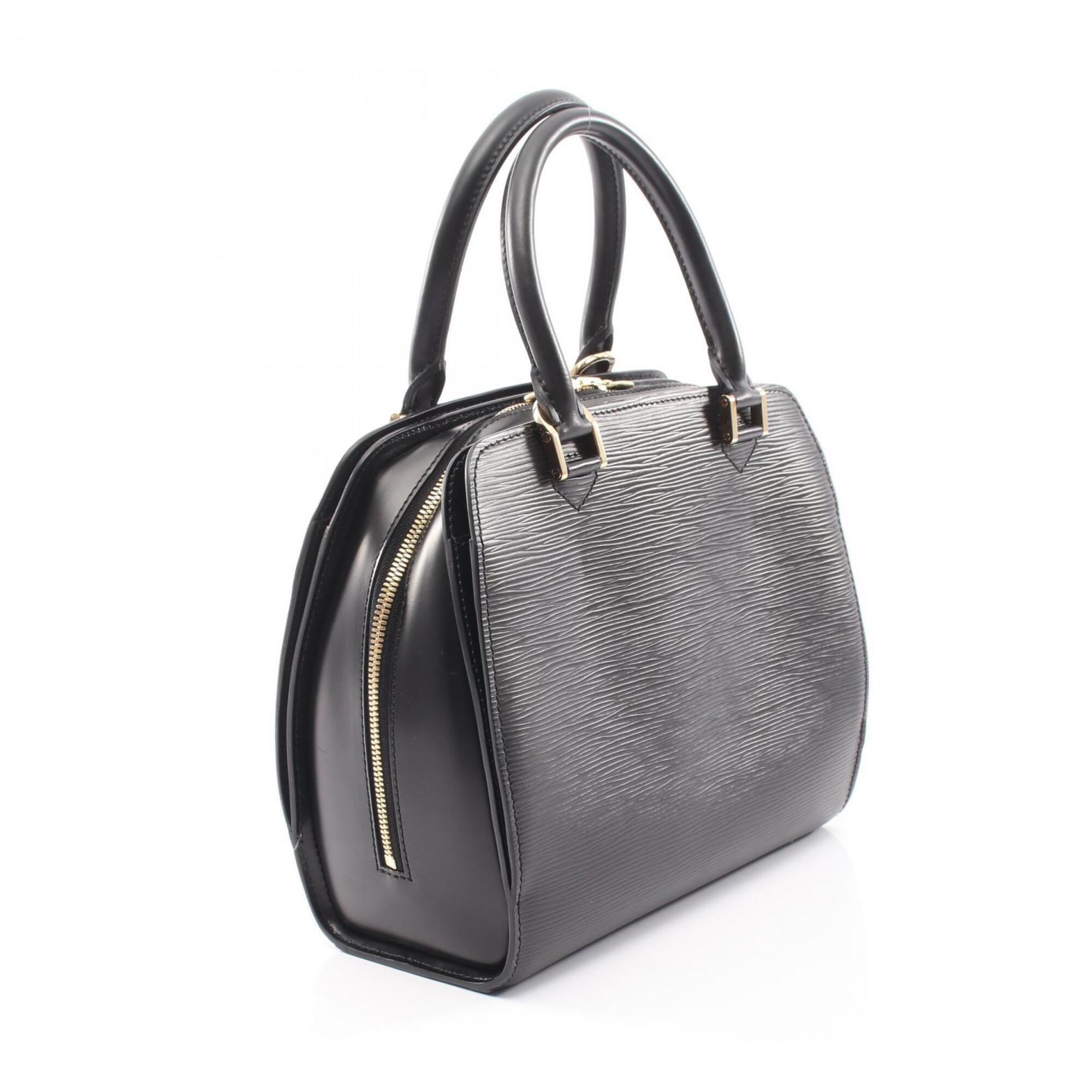 Louis Vuitton Epi Black Noir Leather Handbag (Pre-Owned)