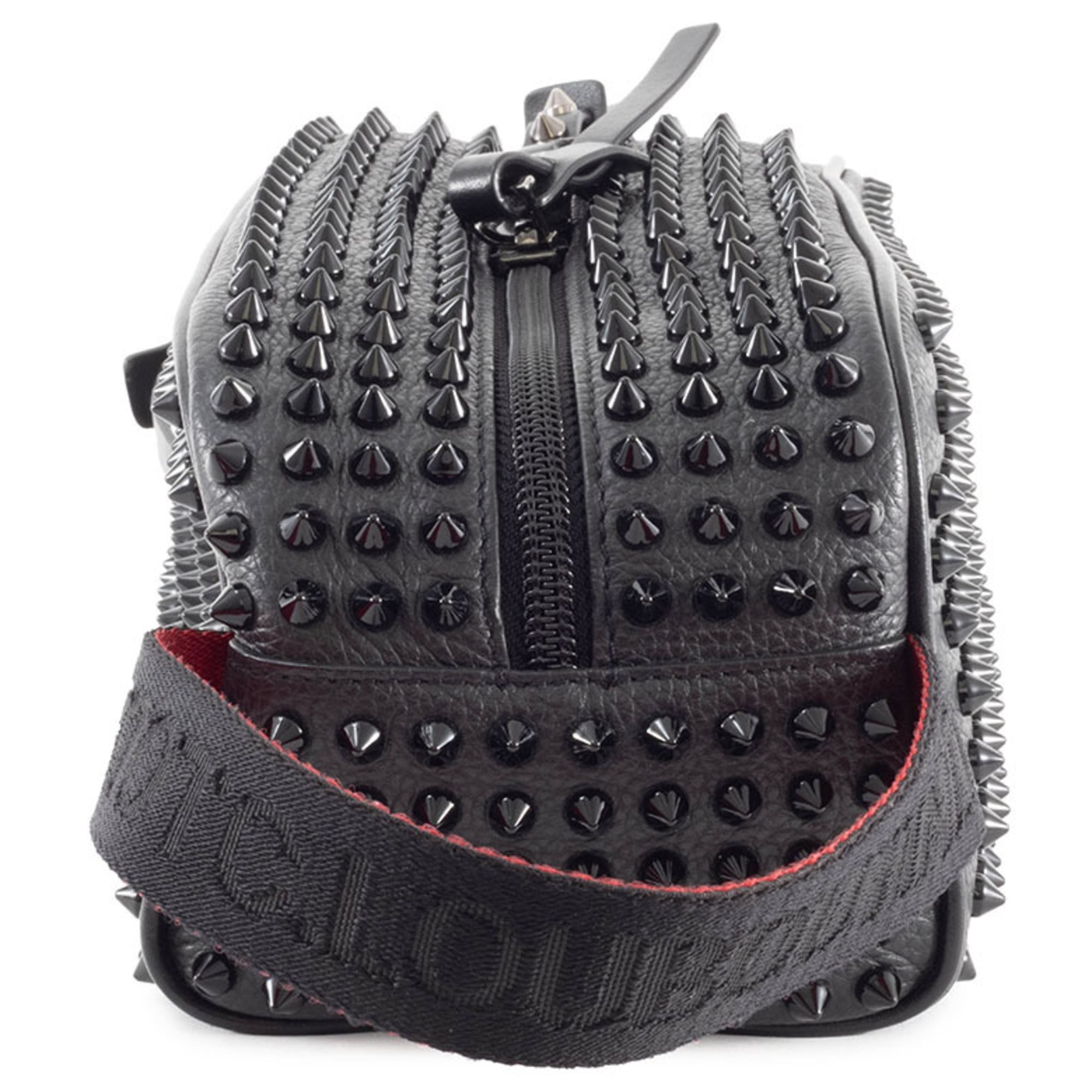 Christian Louboutin Black Leather Clutch Bag (Pre-Owned)