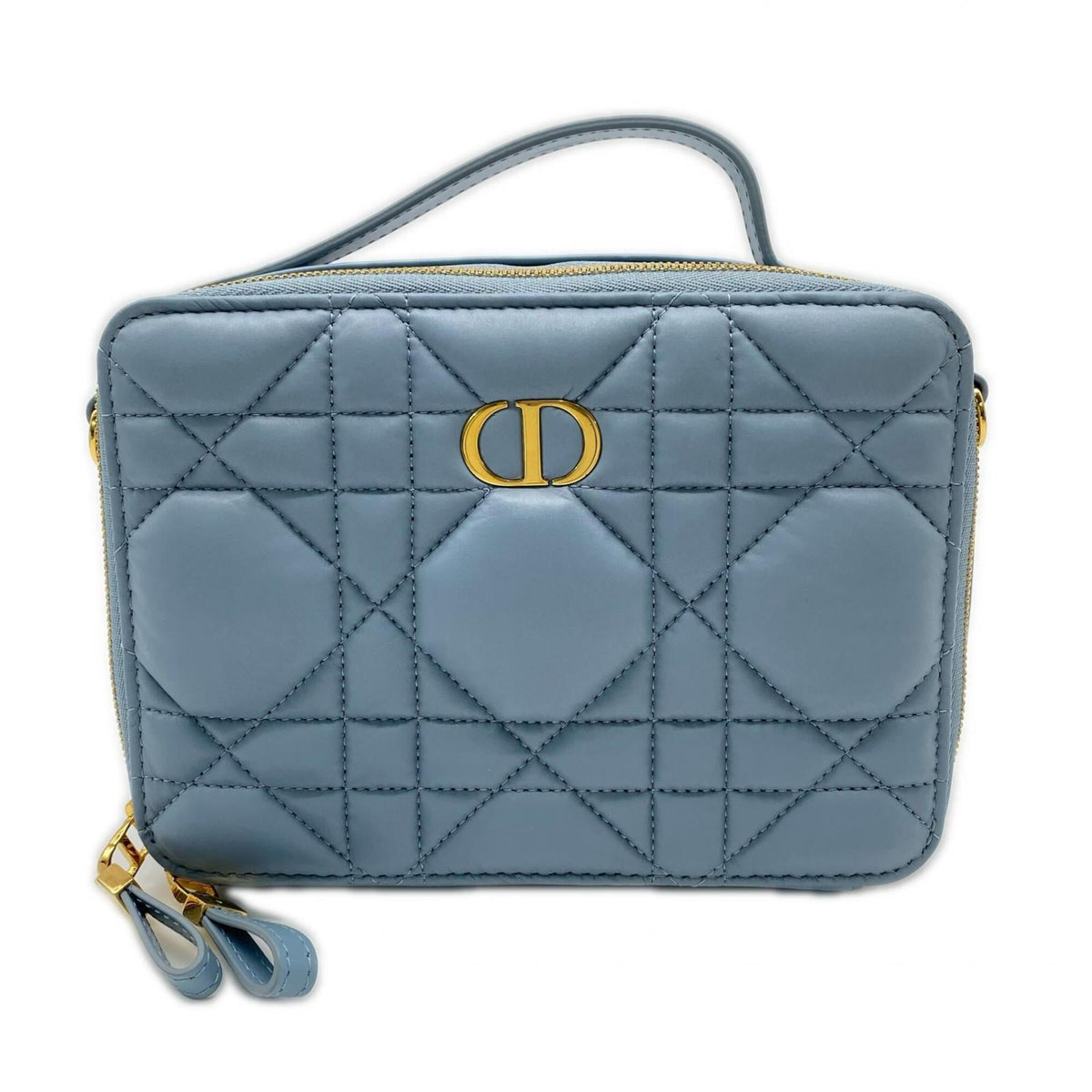 Christian Dior Blue Leather Handbag (Pre-Owned)