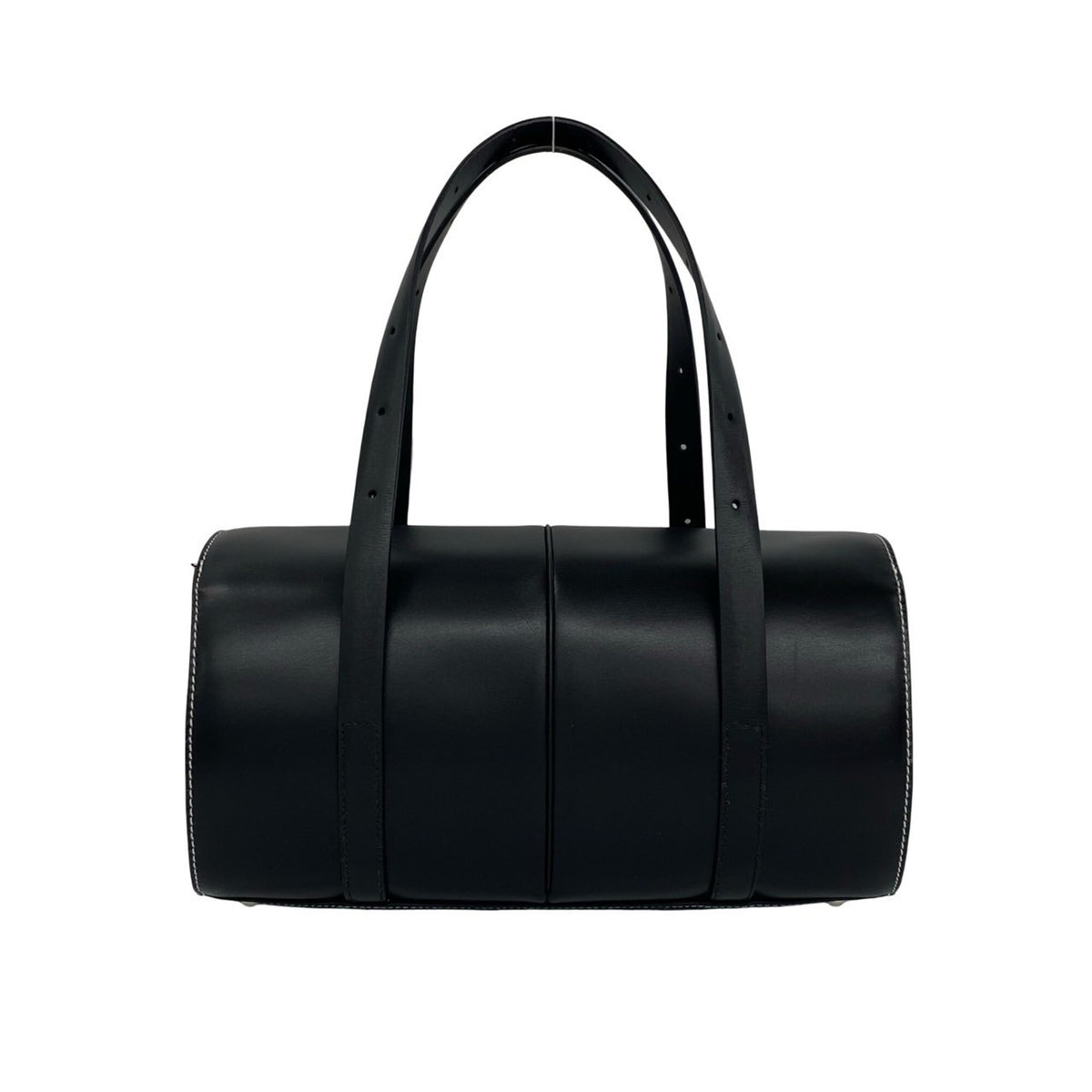 Loewe Black Leather Boston Bag Handbag (Pre-Owned)