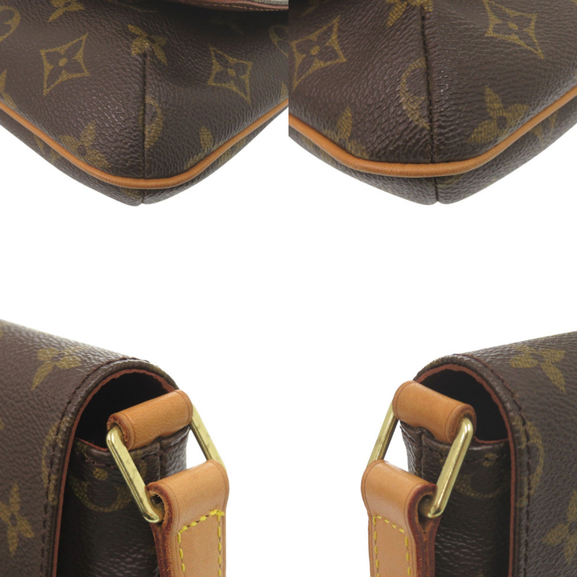 Louis Vuitton Brown Monogram Canvas Shoulder Bag (Pre-Owned)