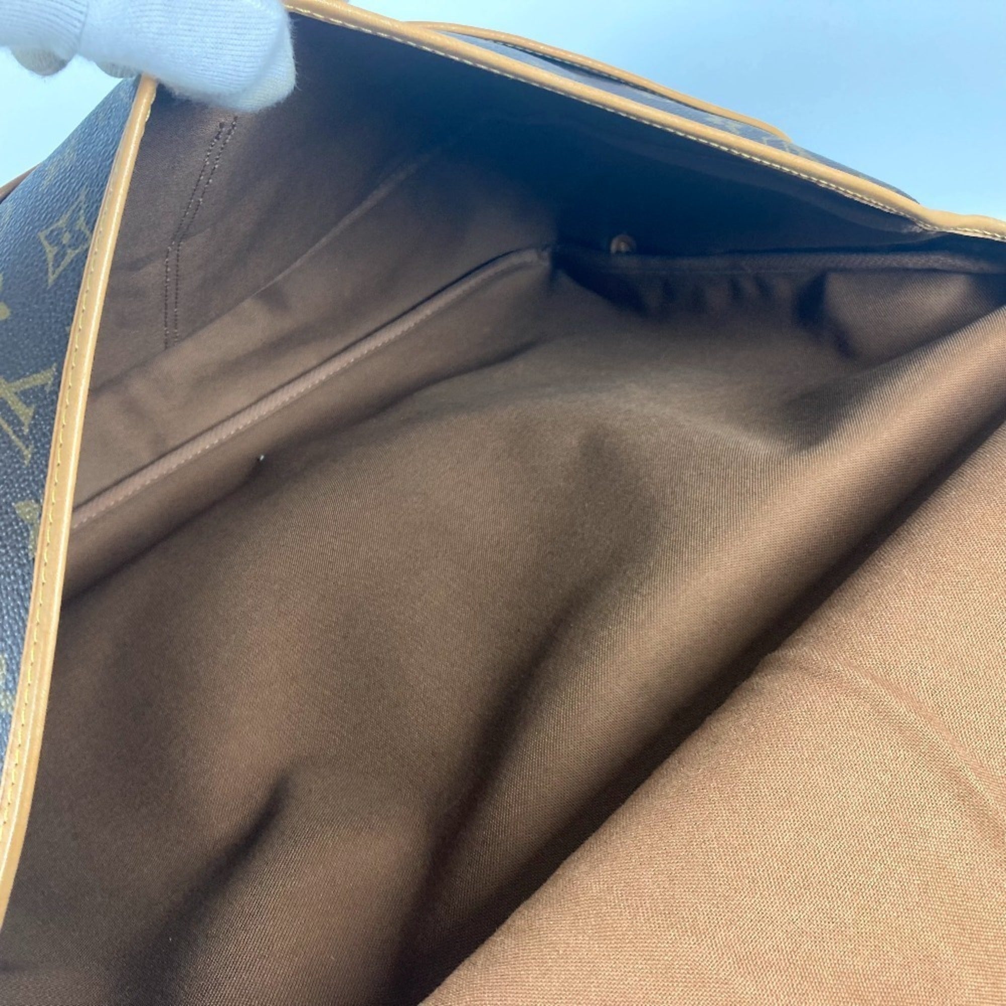 Louis Vuitton Brown Monogram Monogram Boston Bag Handbag Shoulder Bag (Pre-Owned)