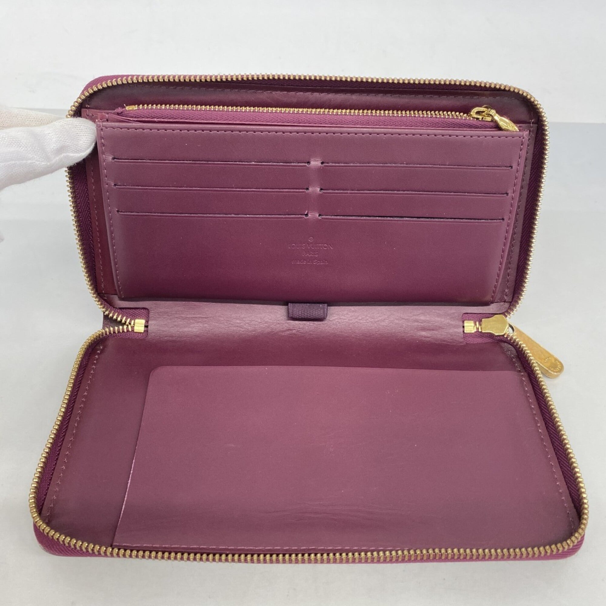 Louis Vuitton Violet Long Wallet (Bi-Fold) (Pre-Owned)