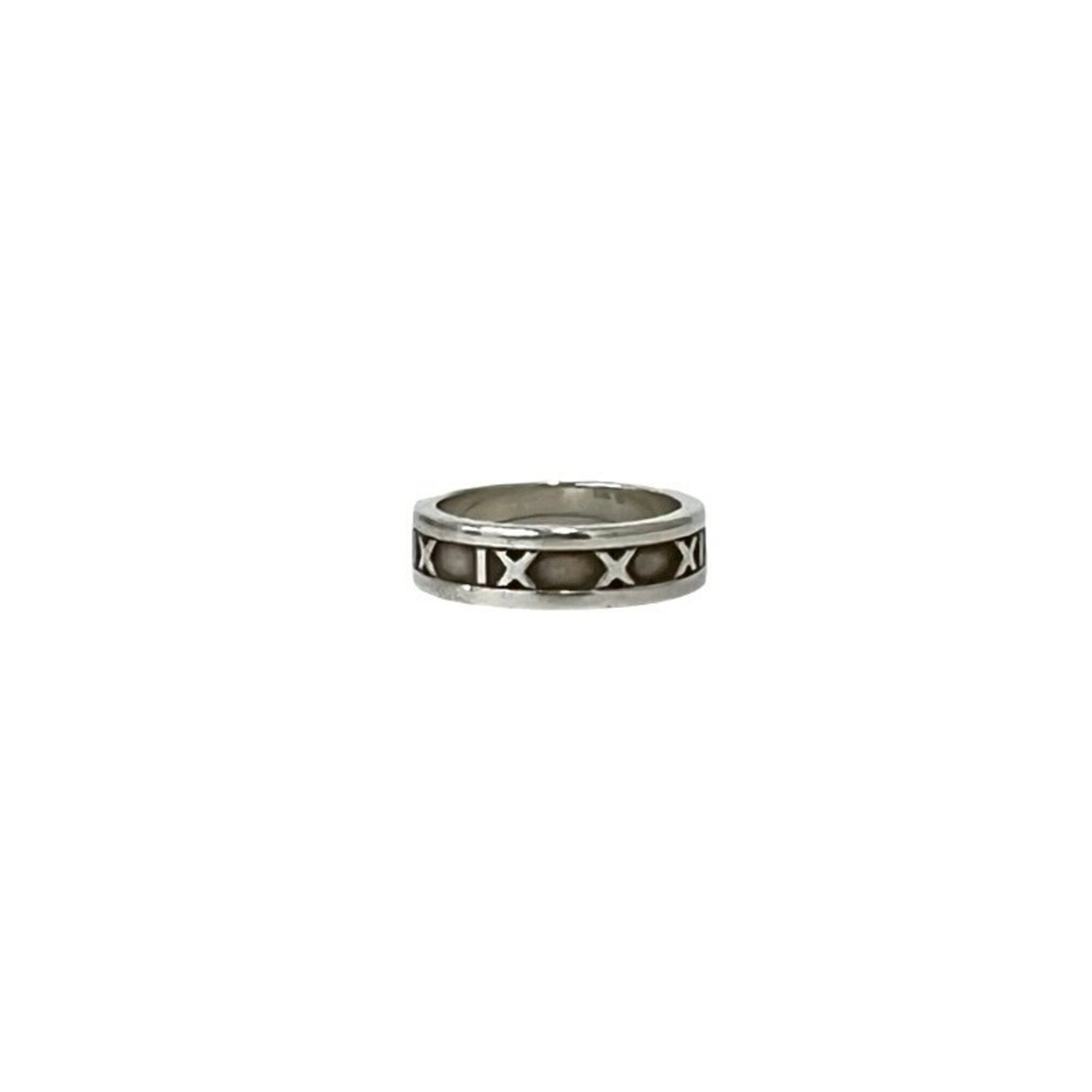 Tiffany Silver Silver 925 Band Ring (Pre-Owned)