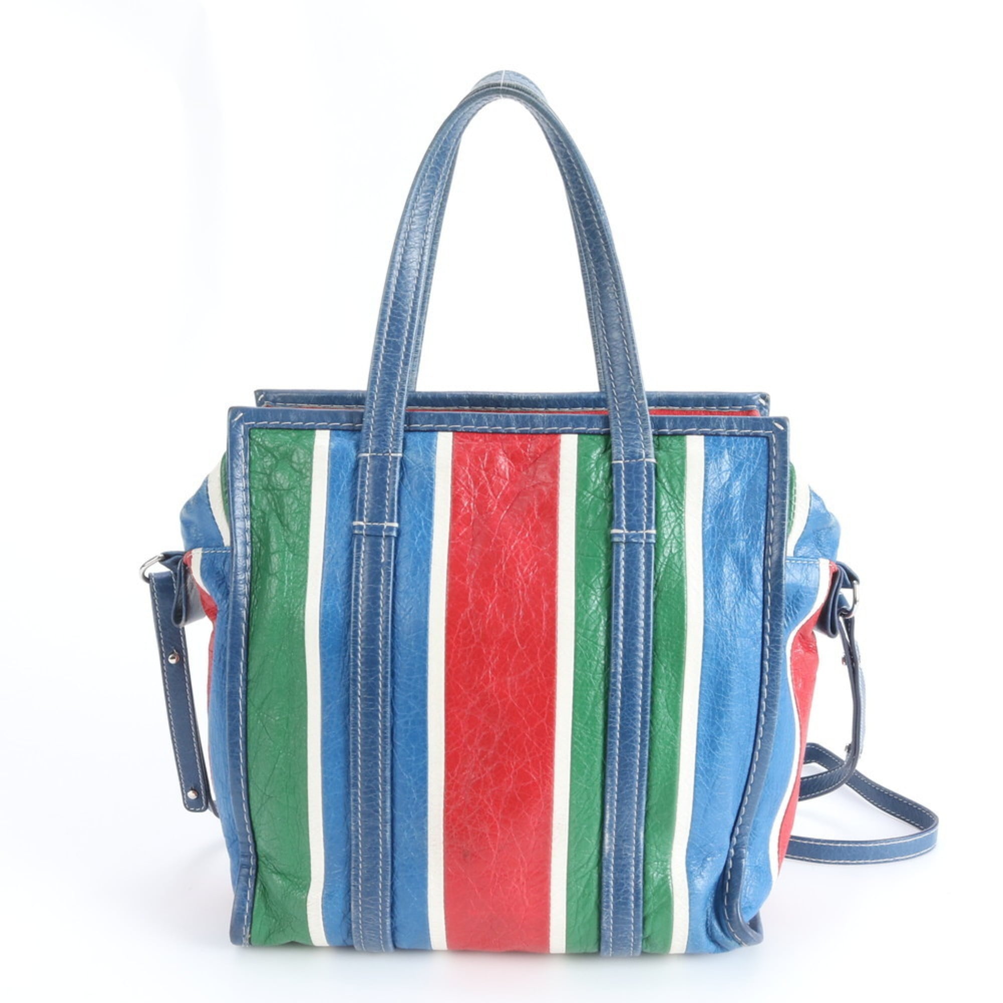 Balenciaga Multi-Color Leather Handbag Tote Bag (Pre-Owned)