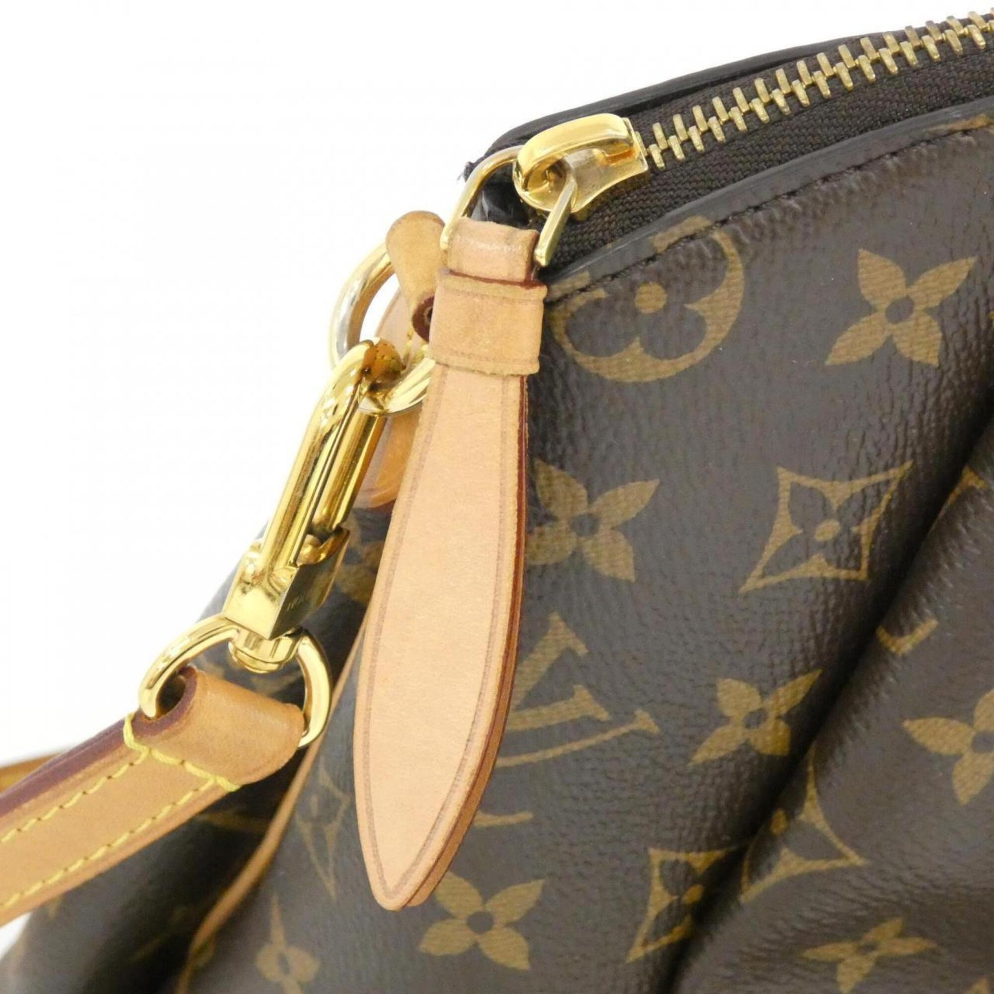 Louis Vuitton Brown Coated Canvas Handbag (Pre-Owned)
