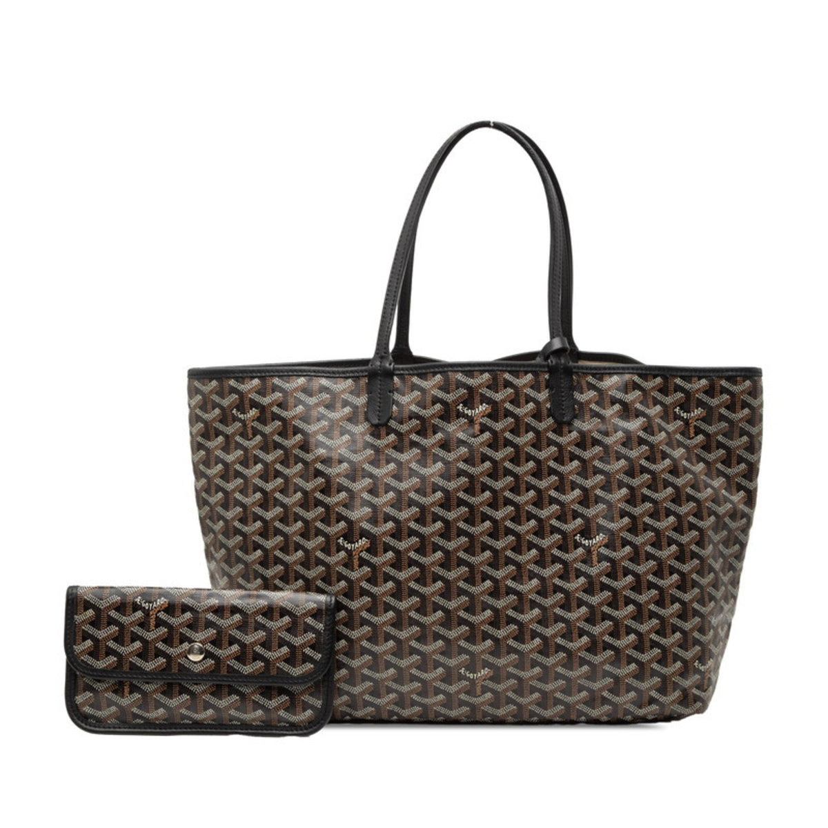 Goyard Black Pvc Leather Tote Bag (Pre-Owned)