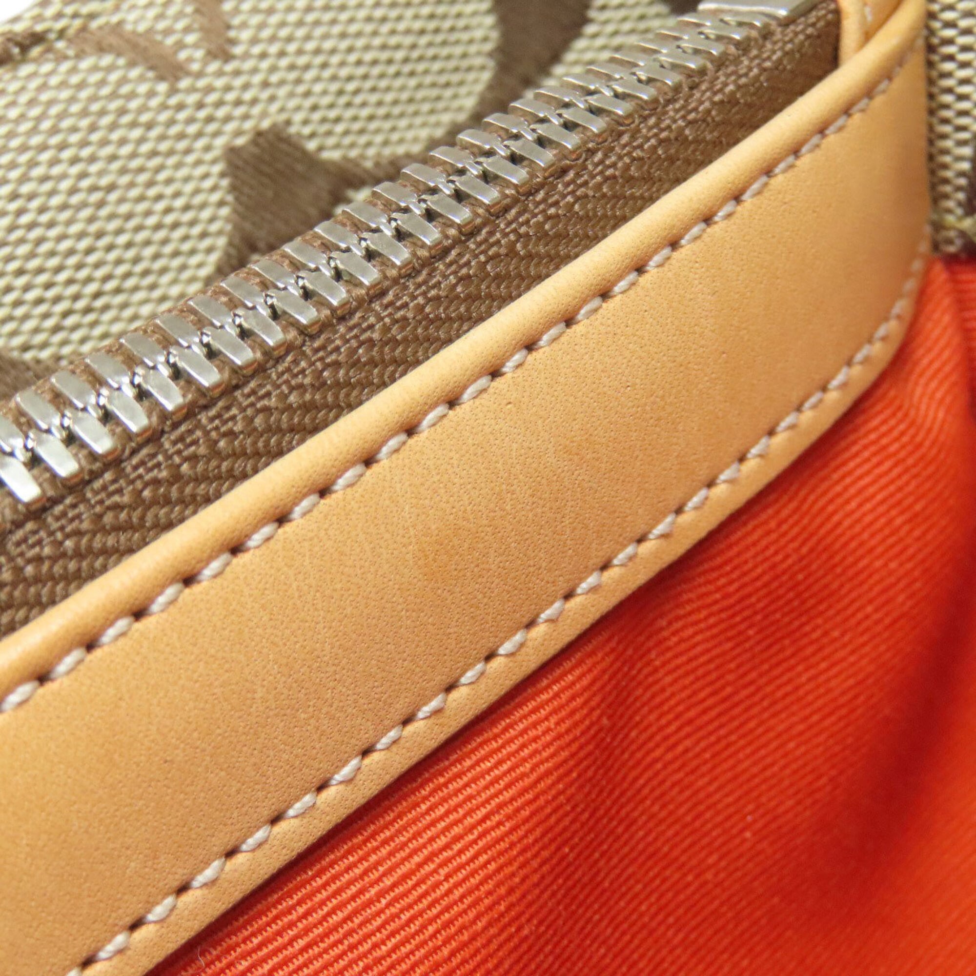 Coach Brown Canvas Tote Bag (Pre-Owned)