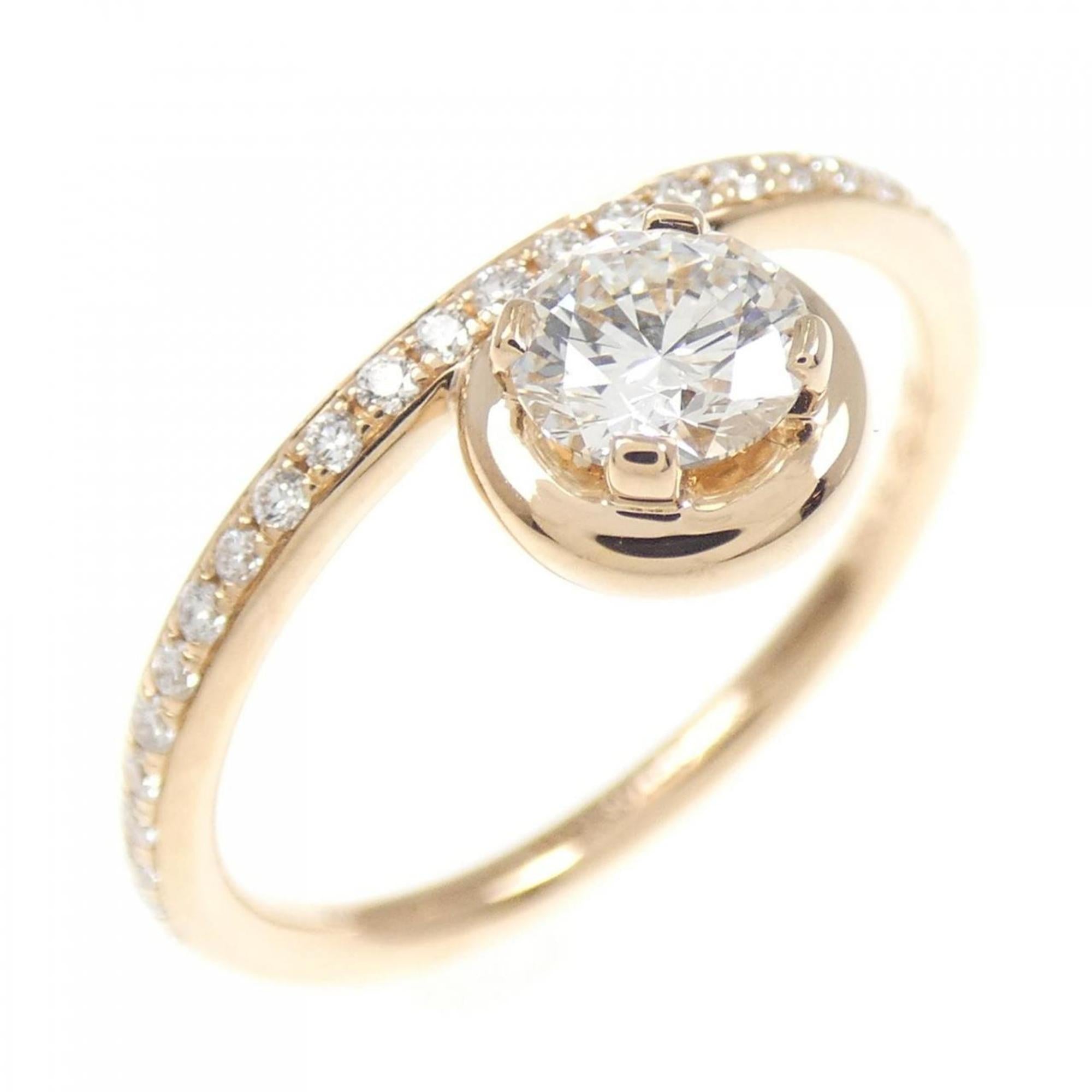 Hermes Pink Gold (18K) Band Ring (Pre-Owned)