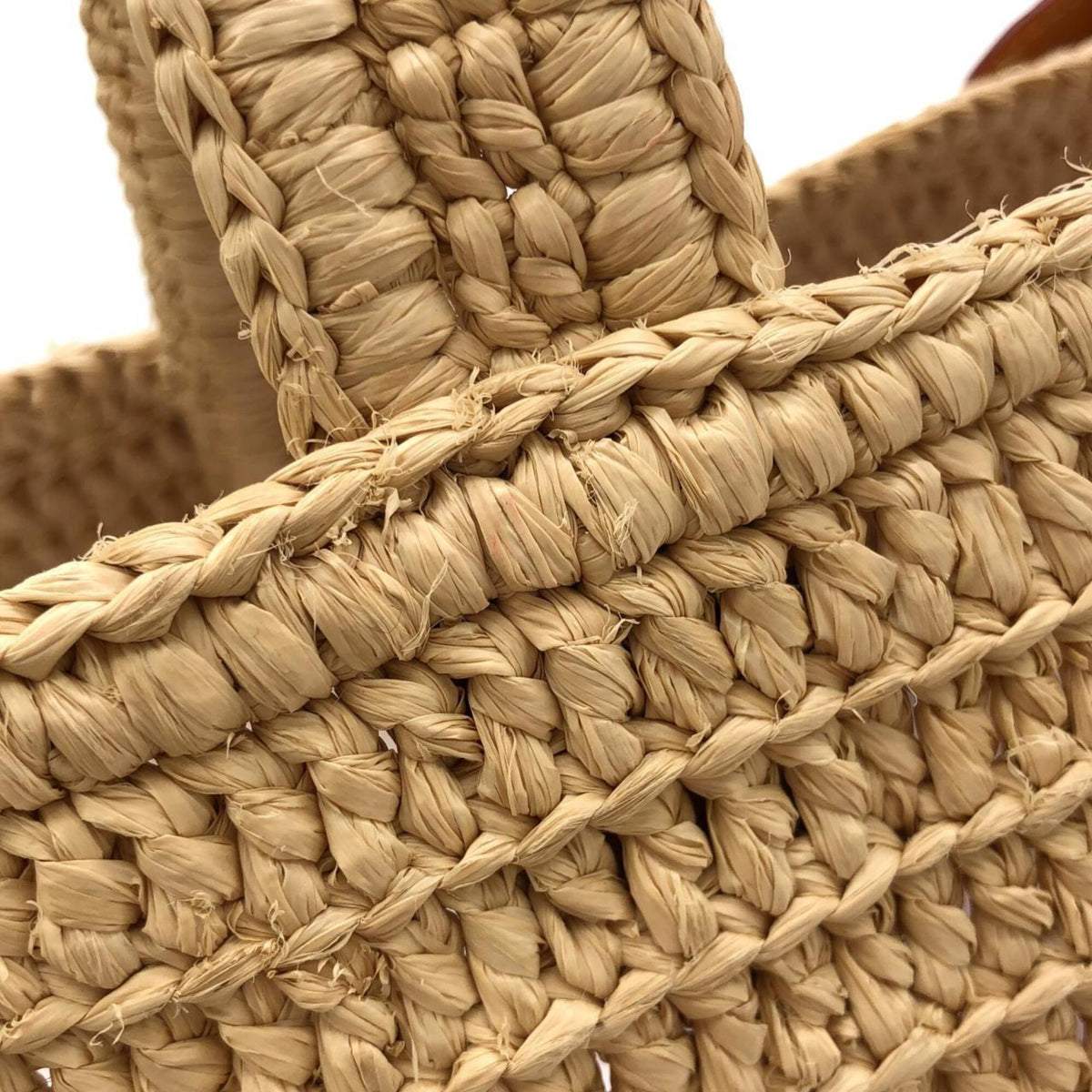Louis Vuitton Beige Natural Raffia Handbag (Pre-Owned)