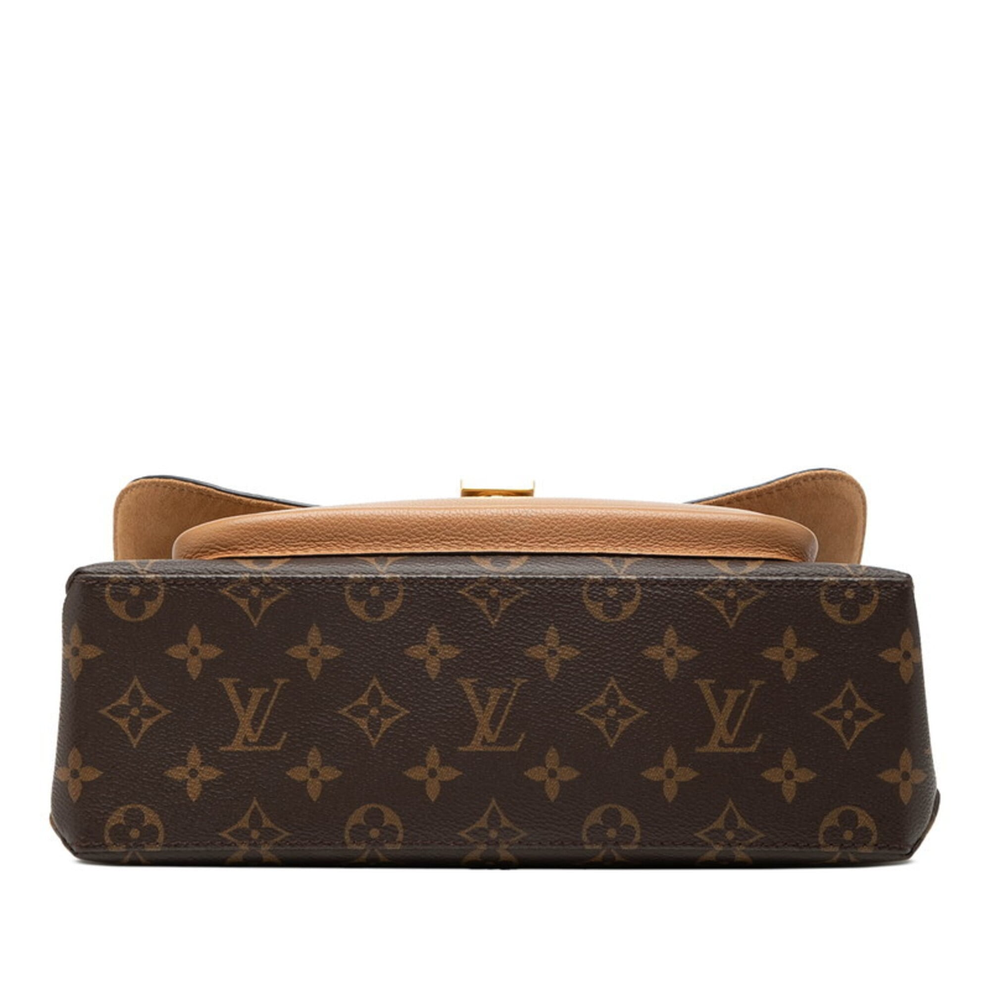 Louis Vuitton Brown Pvc Leather Handbag Shoulder Bag (Pre-Owned)