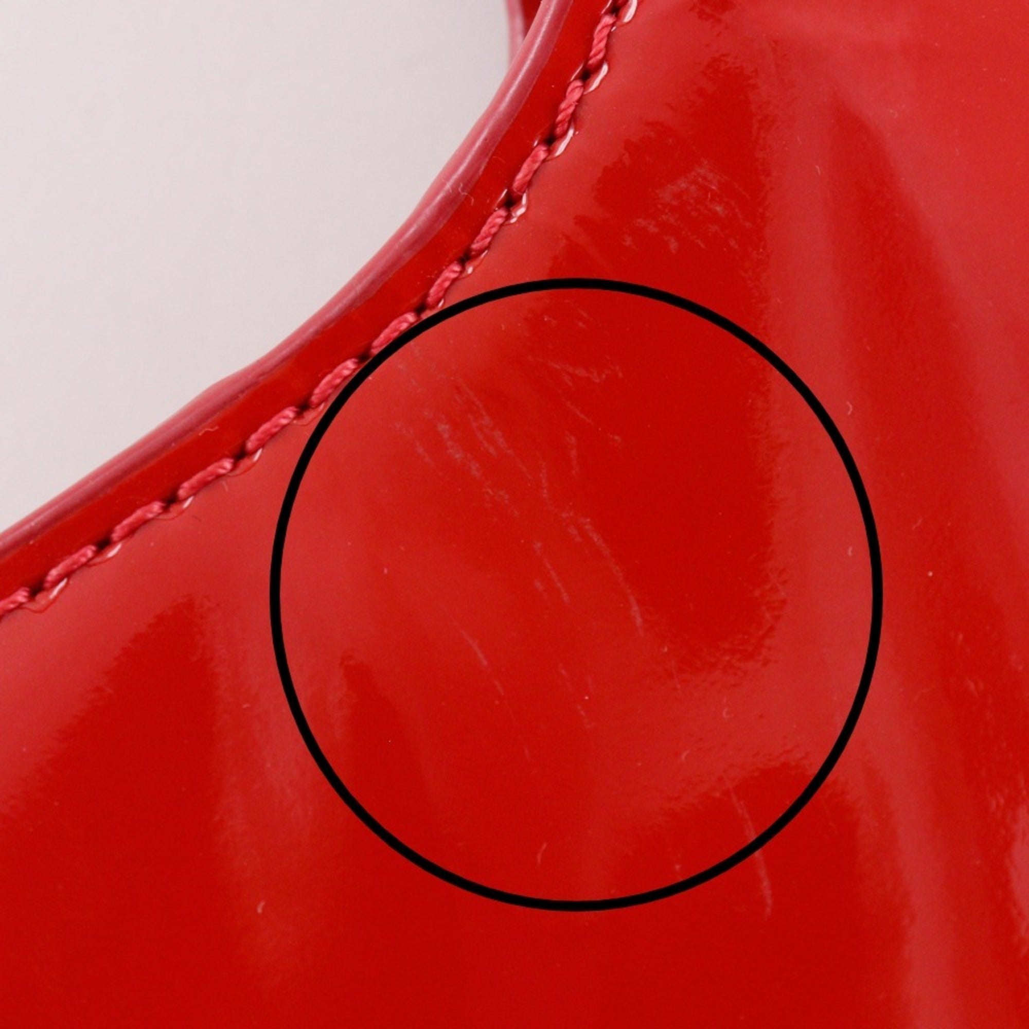 Tory Burch Red Color Leather Tote Bag (Pre-Owned)