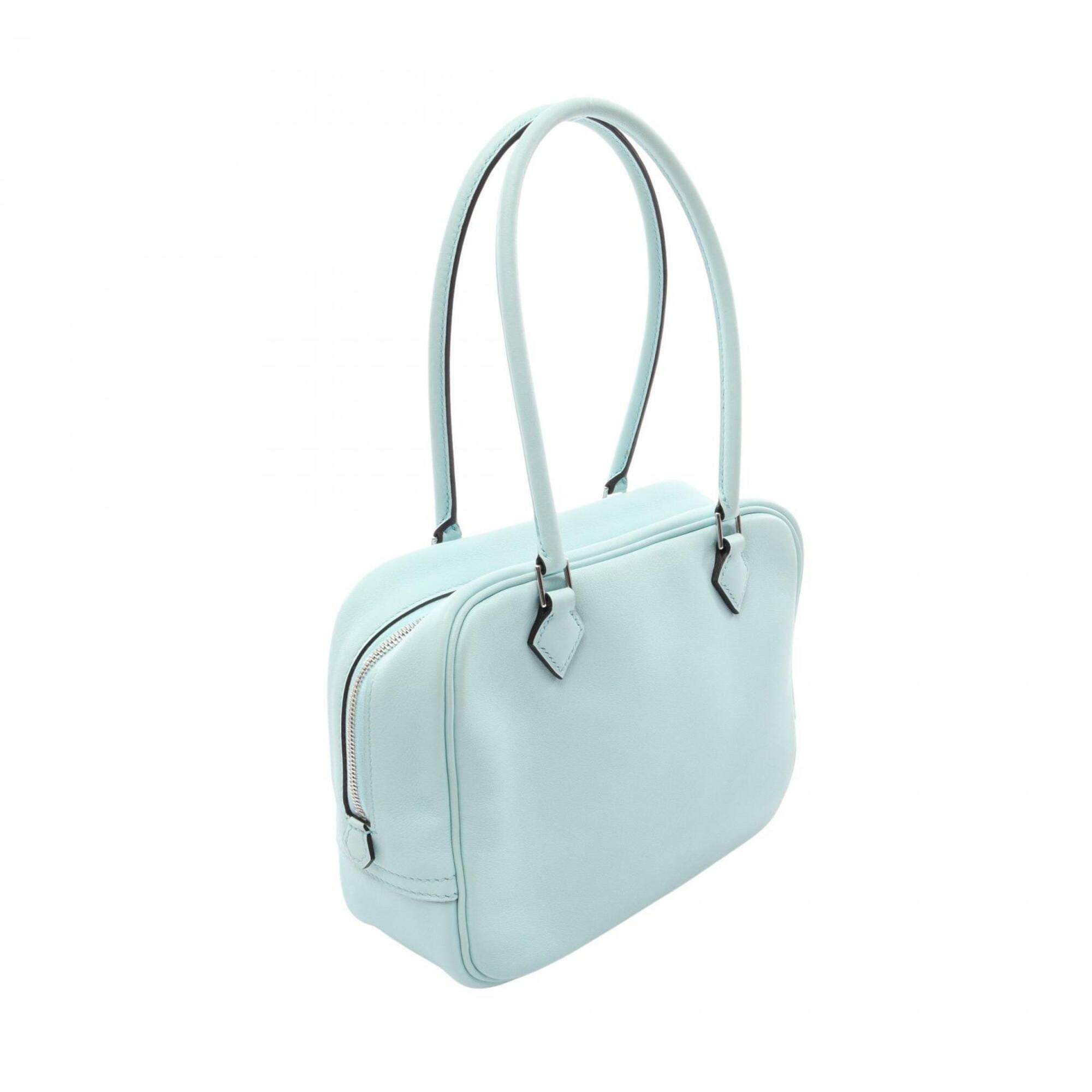 Hermes Blue Swift Leather Leather Handbag (Pre-Owned)