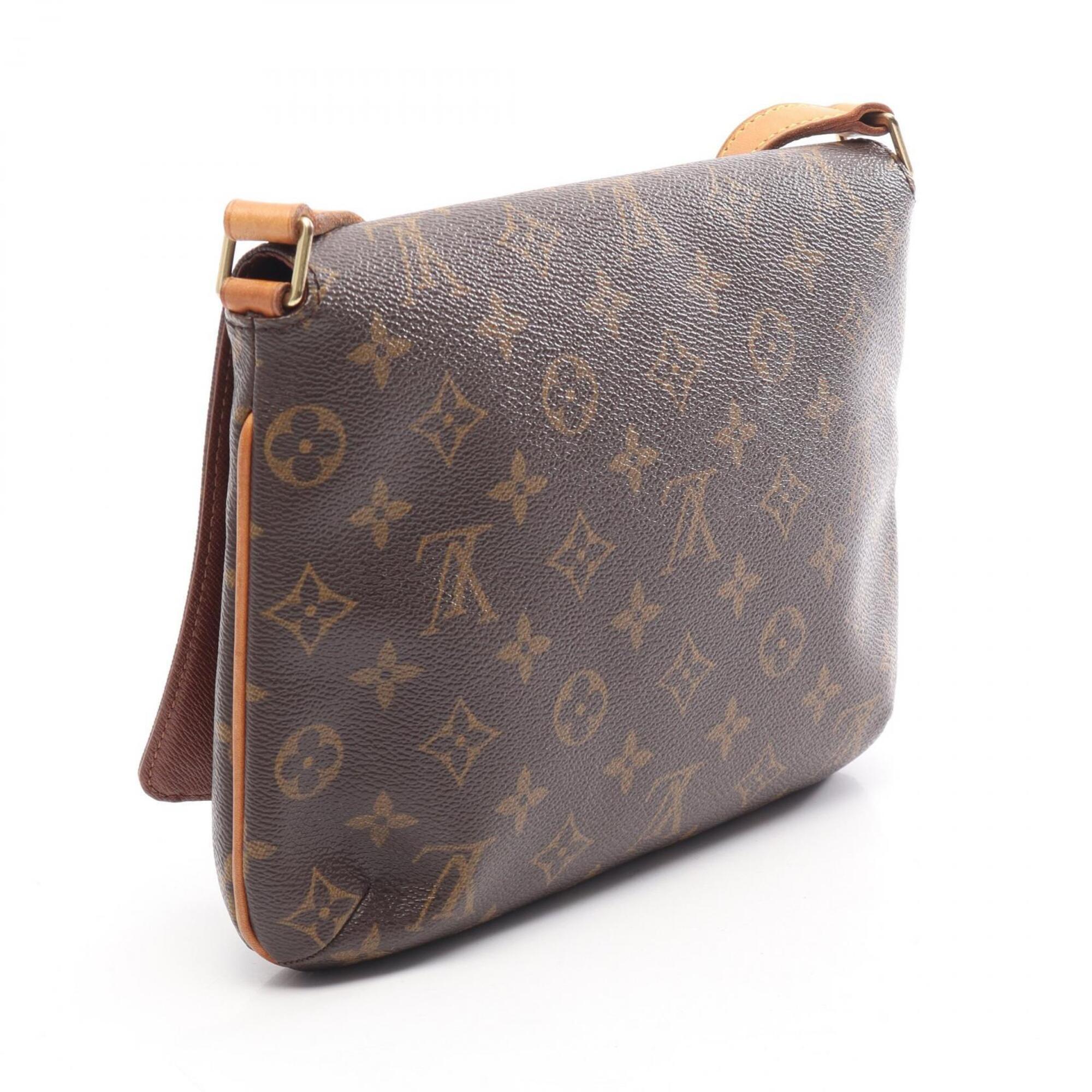 Louis Vuitton Brown Coated Canvas Monogram Pvc Leather Handbag Shoulder Bag (Pre-Owned)