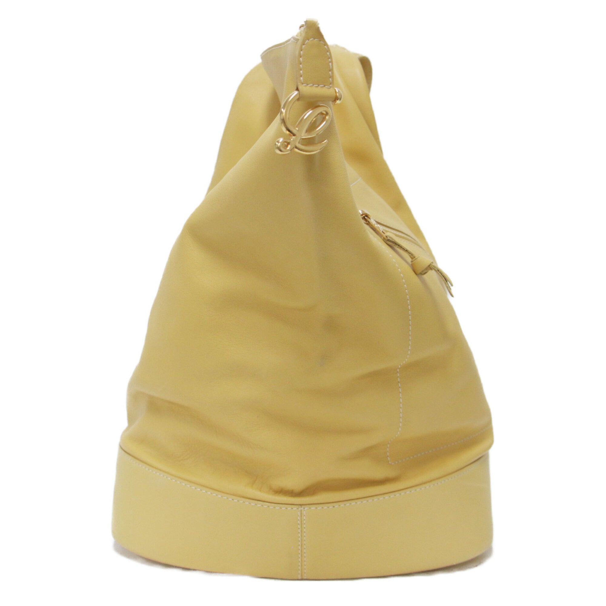 Loewe Yellow Leather Backpack (Pre-Owned)