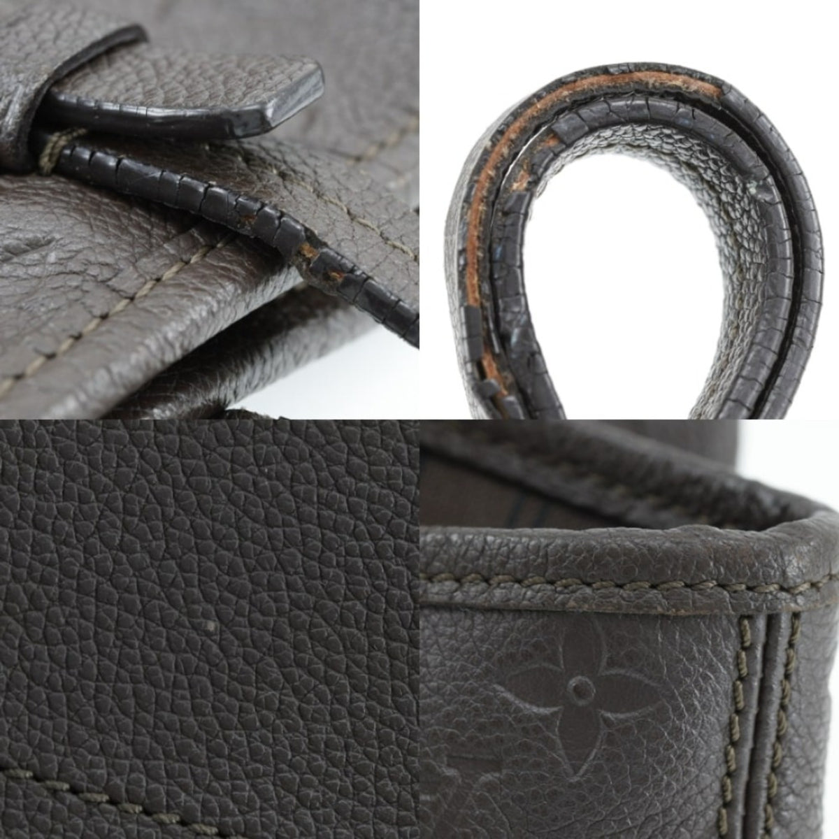 Louis Vuitton Brown Galle Monogram Empreinte Tote Bag (Pre-Owned)