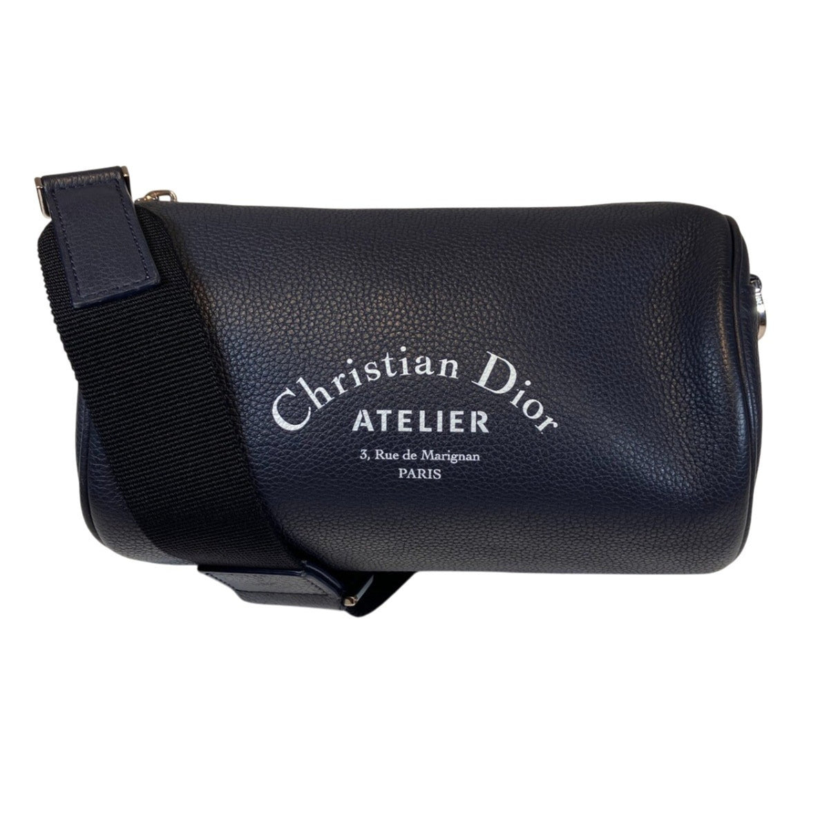 Christian Dior Navy Leather Shoulder Bag (Pre-Owned)