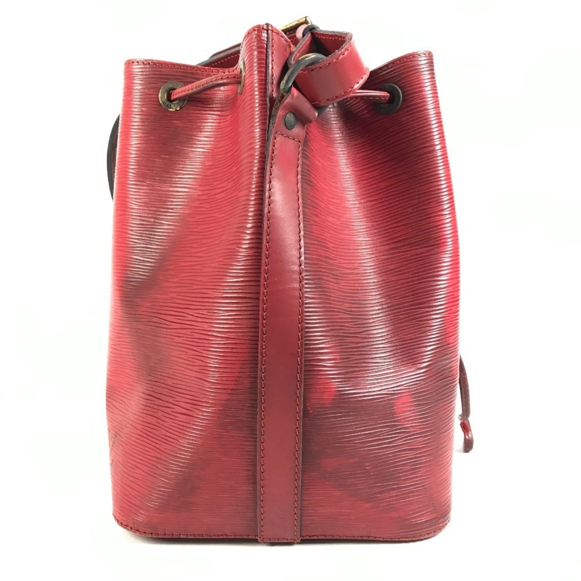 Louis Vuitton Castilian Red Red Color Epi Leather Shoulder Bag (Pre-Owned)