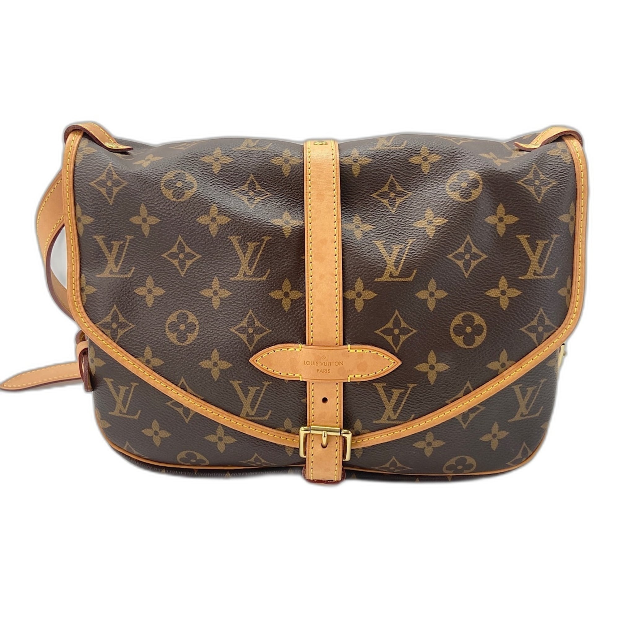 Louis Vuitton Brown Monogram Monogram Shoulder Bag (Pre-Owned)