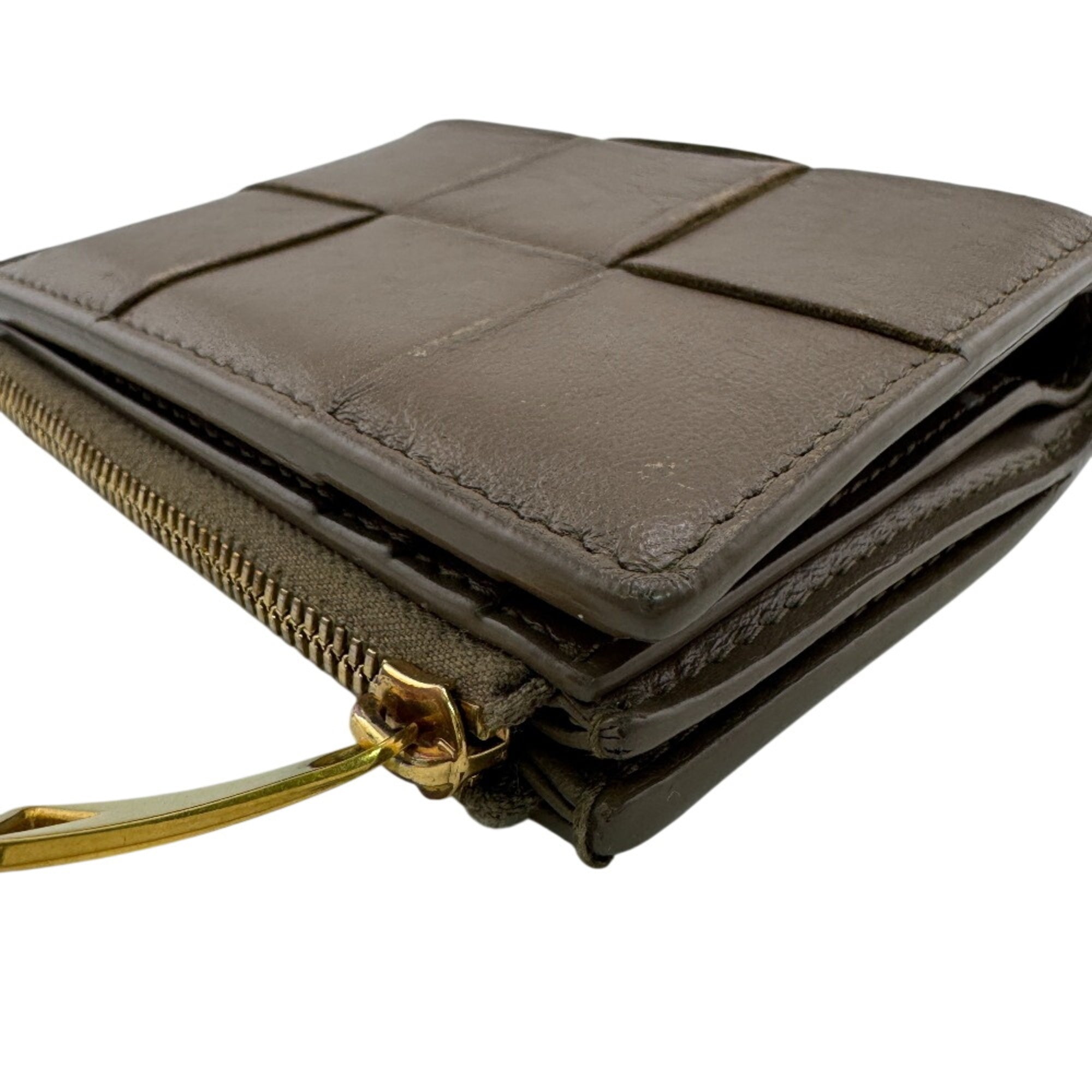 Bottega Veneta Brown Leather Wallet (Bi-Fold) (Pre-Owned)