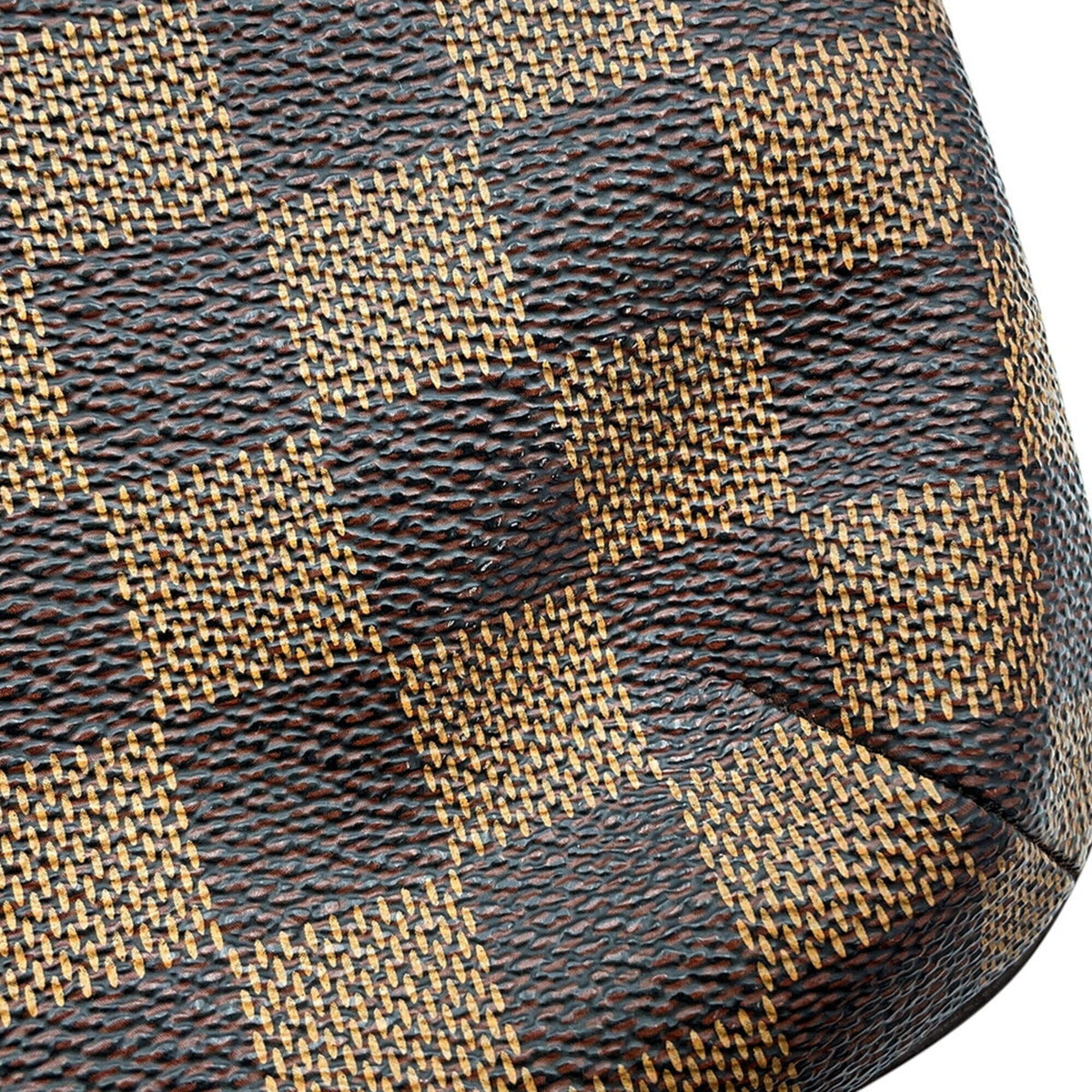 Louis Vuitton Damier Damier Canvas Ebene Orange Shoulder Bag (Pre-Owned)