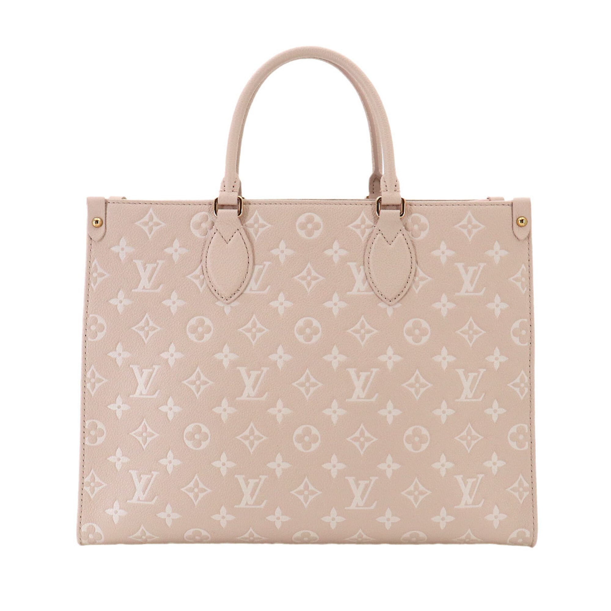 Louis Vuitton Beige Rose Monogram Empreinte Shoulder Bag Tote Bag (Pre-Owned)